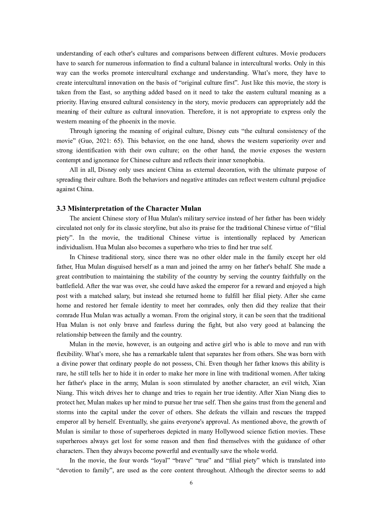 迪士尼电影《花木兰》(真人版)中的文化偏见剖析-7952字.docx 第9页