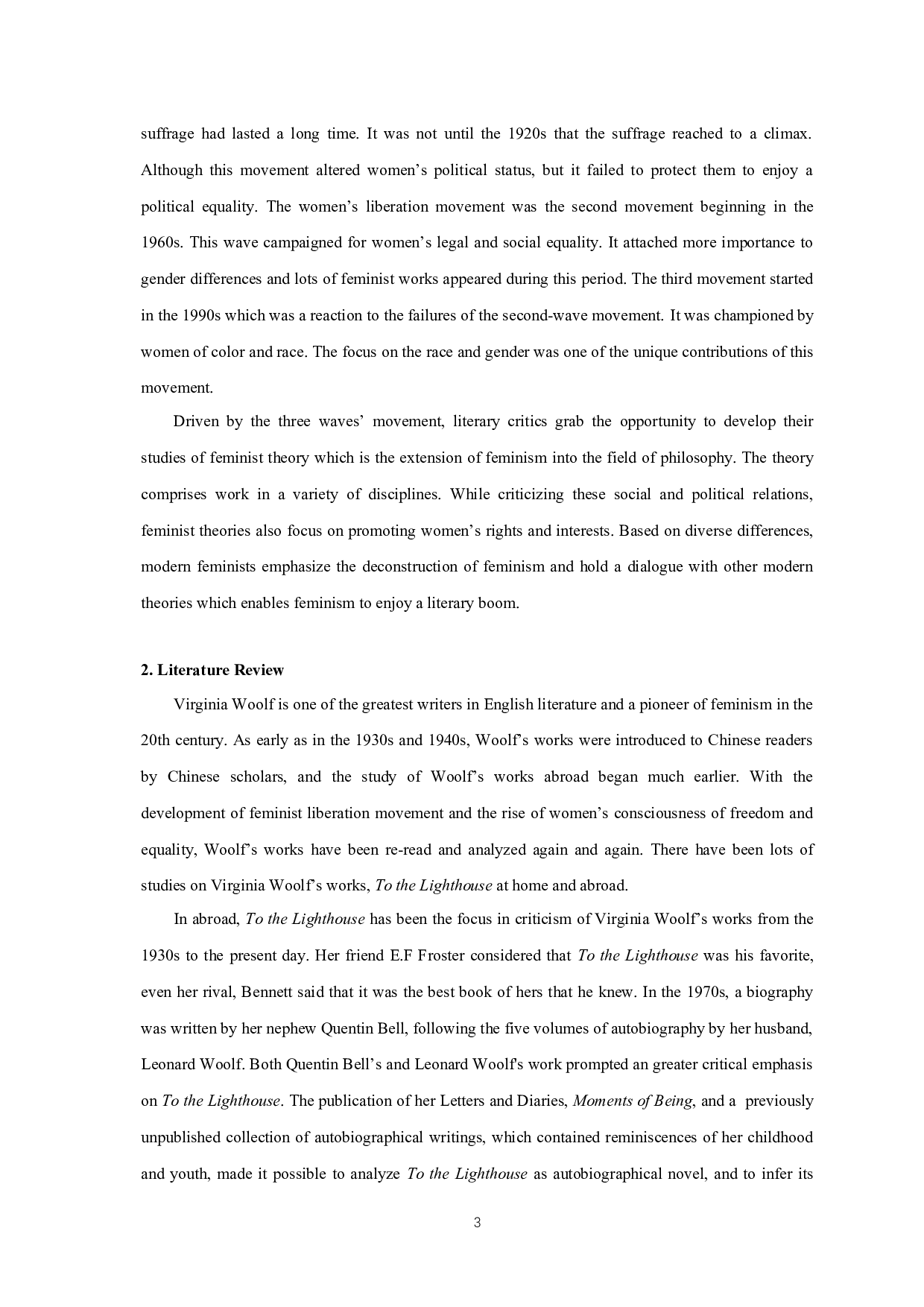 从女性主义角度探究《到灯塔去》中莉丽的心路历程-6505字.docx 第6页