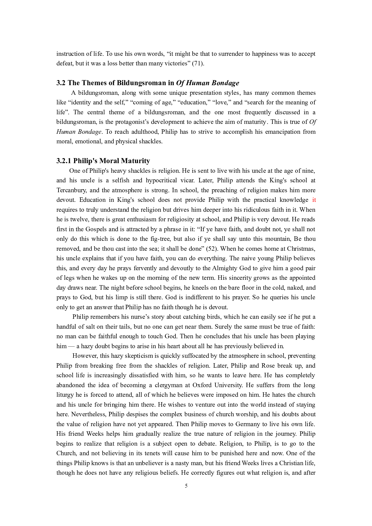 《人性的枷锁》的成长小说特点解读-7043字.doc 第10页