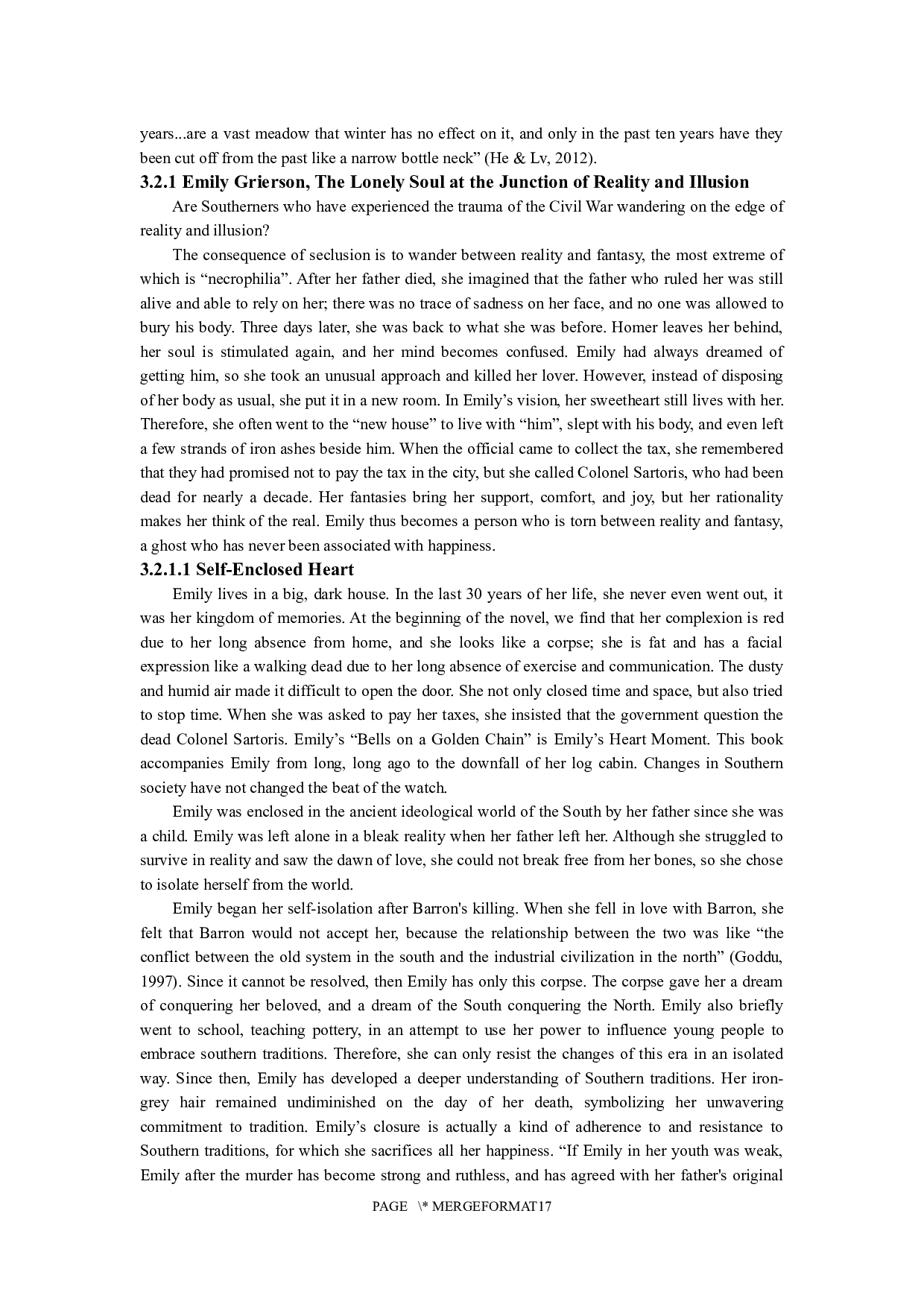 福克纳短篇小说《献给艾米莉的玫瑰》的哥特式风格-8705字.docx 第7页