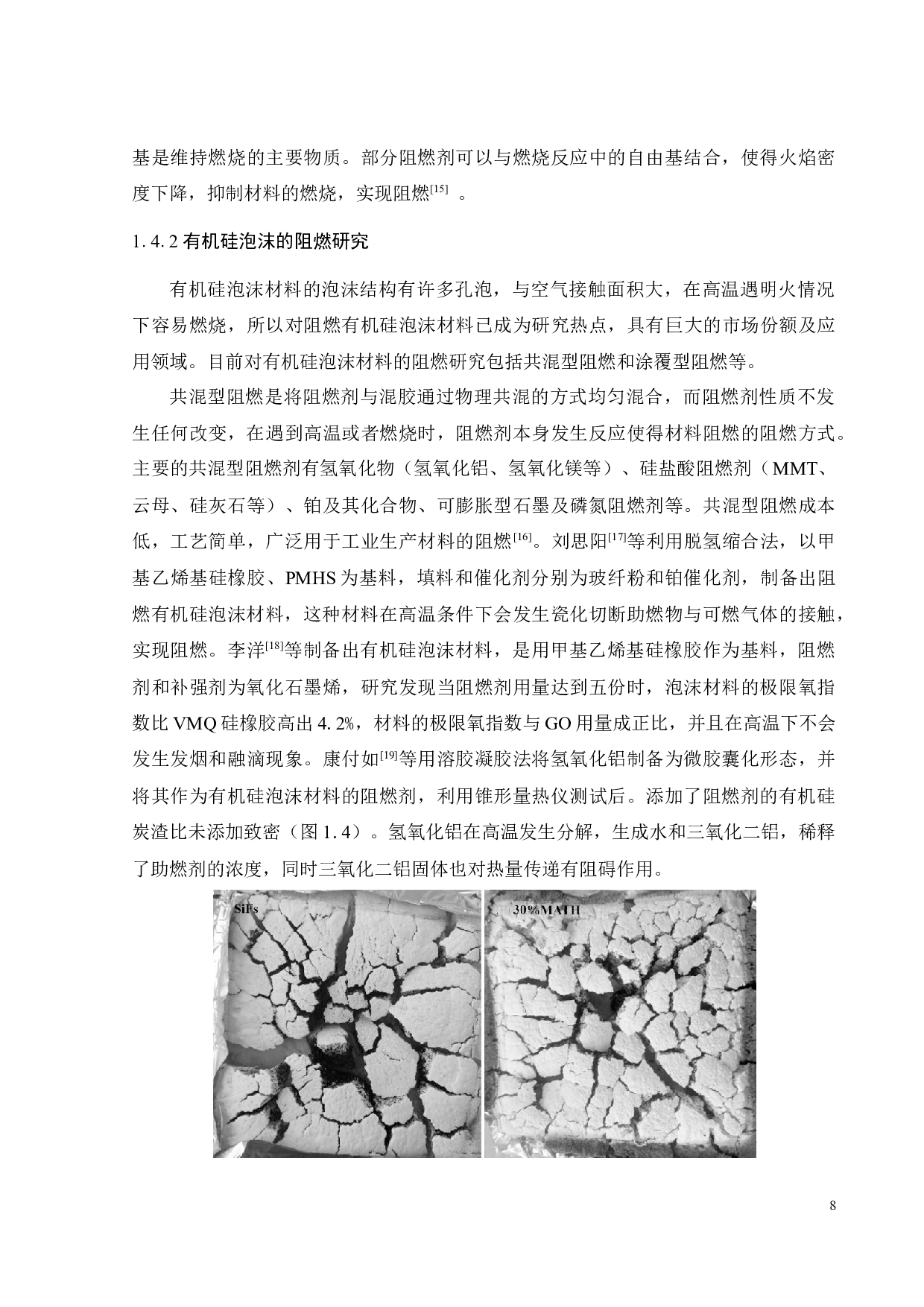 有机硅泡沫材料制备及阻燃性能研究-16402字.docx 第10页