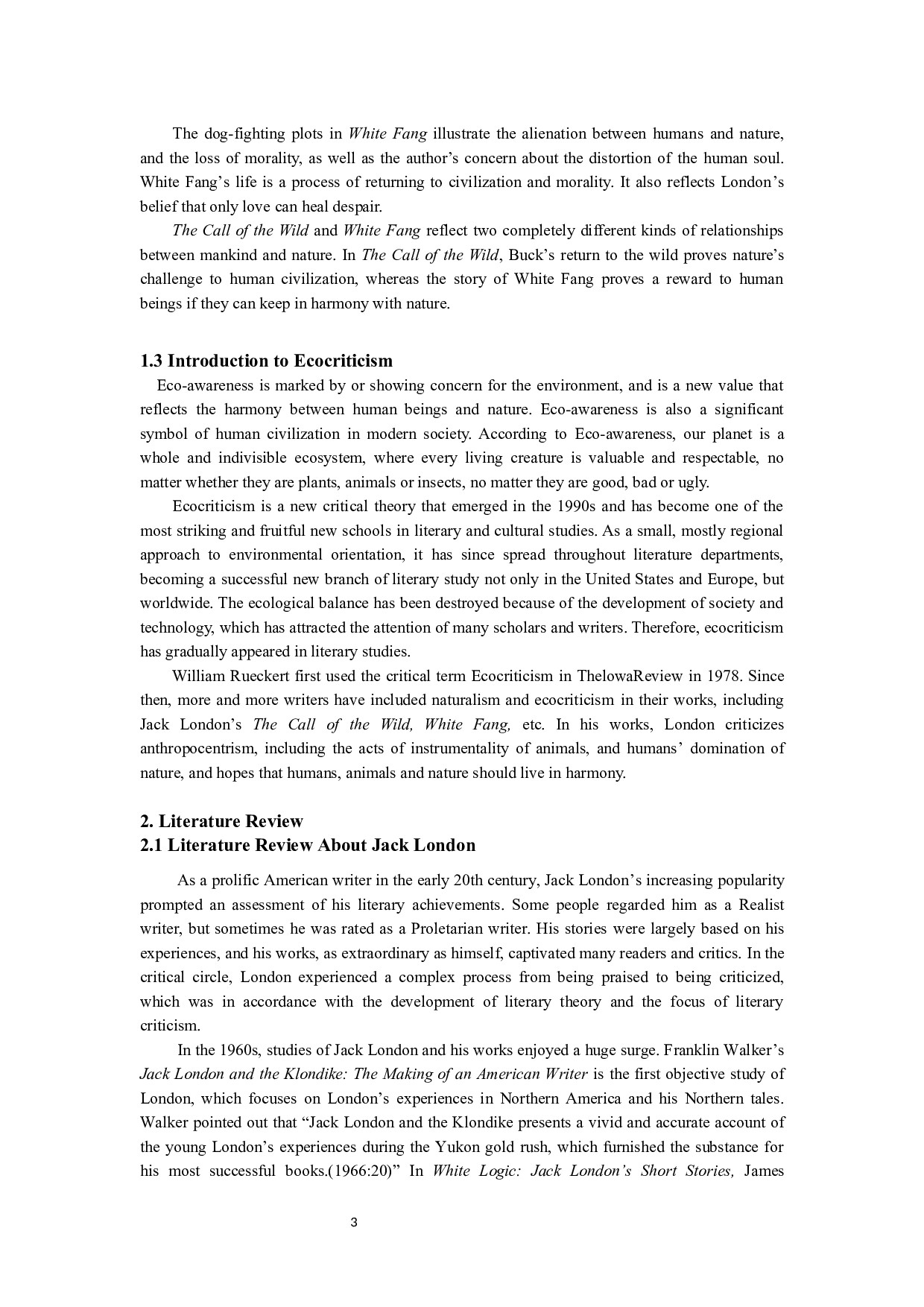 从生态批评角度分析杰克&middot;伦敦的《野性的呼唤》和《白牙》-7400字.docx 第6页