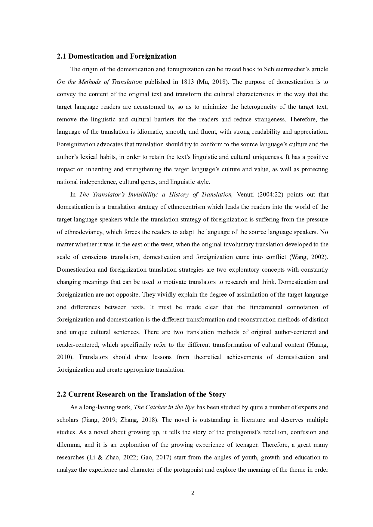 归化与异化翻译策略下《麦田里的守望者》中译本对比研究&mdash;&mdash;以孙仲旭和施咸荣译本为例-8021字.doc 第5页