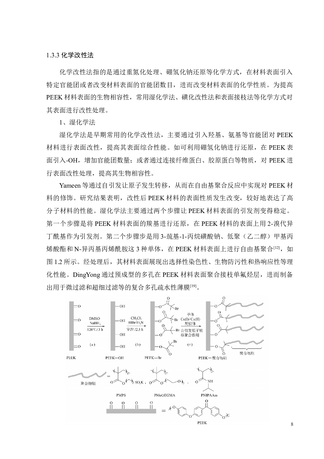 覆盖聚多巴胺膜聚醚醚酮的制备及性能研究-23133字.docx 第10页