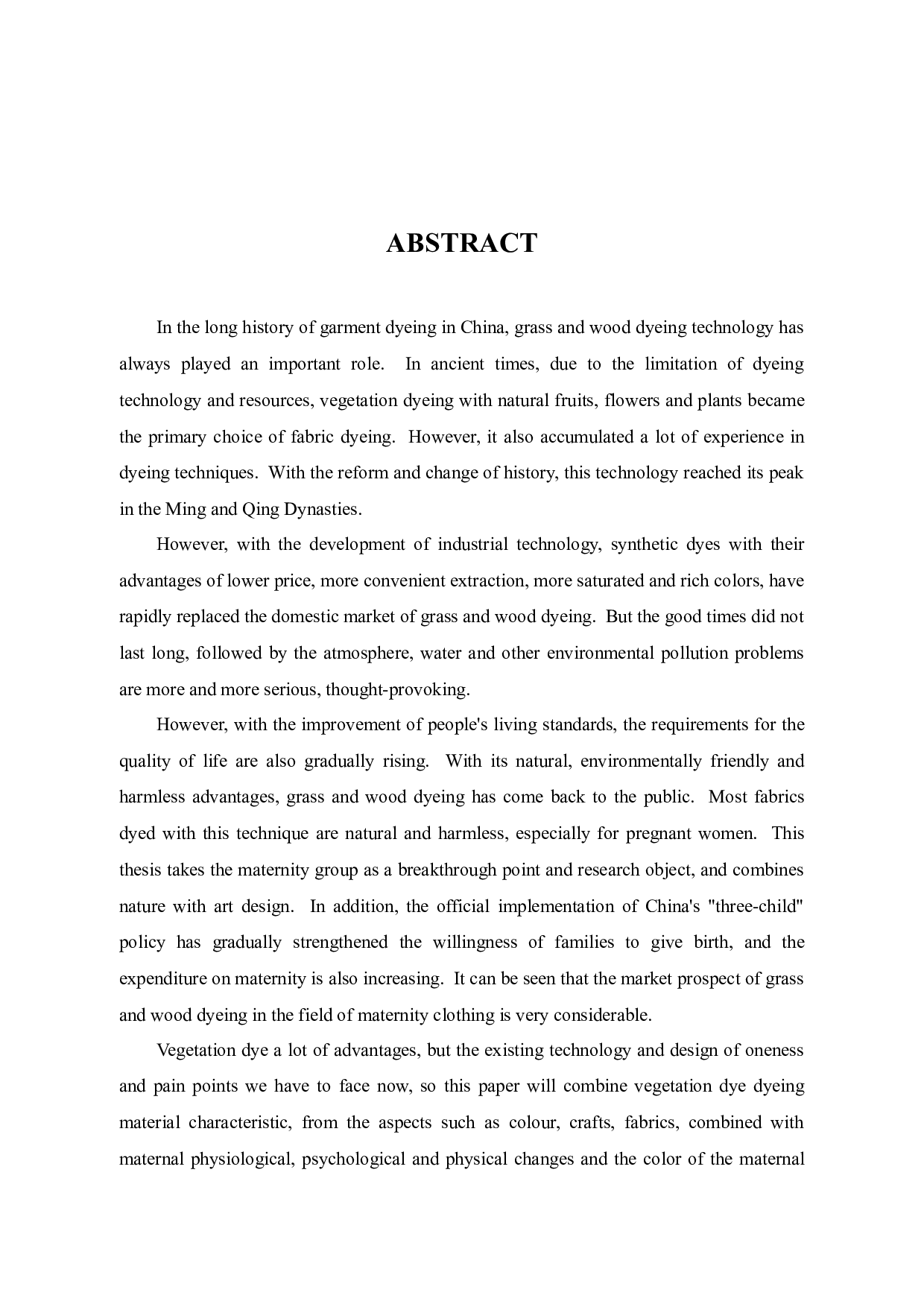 草木染在现代孕产妇服装中的应用研究-12369字.docx 第3页