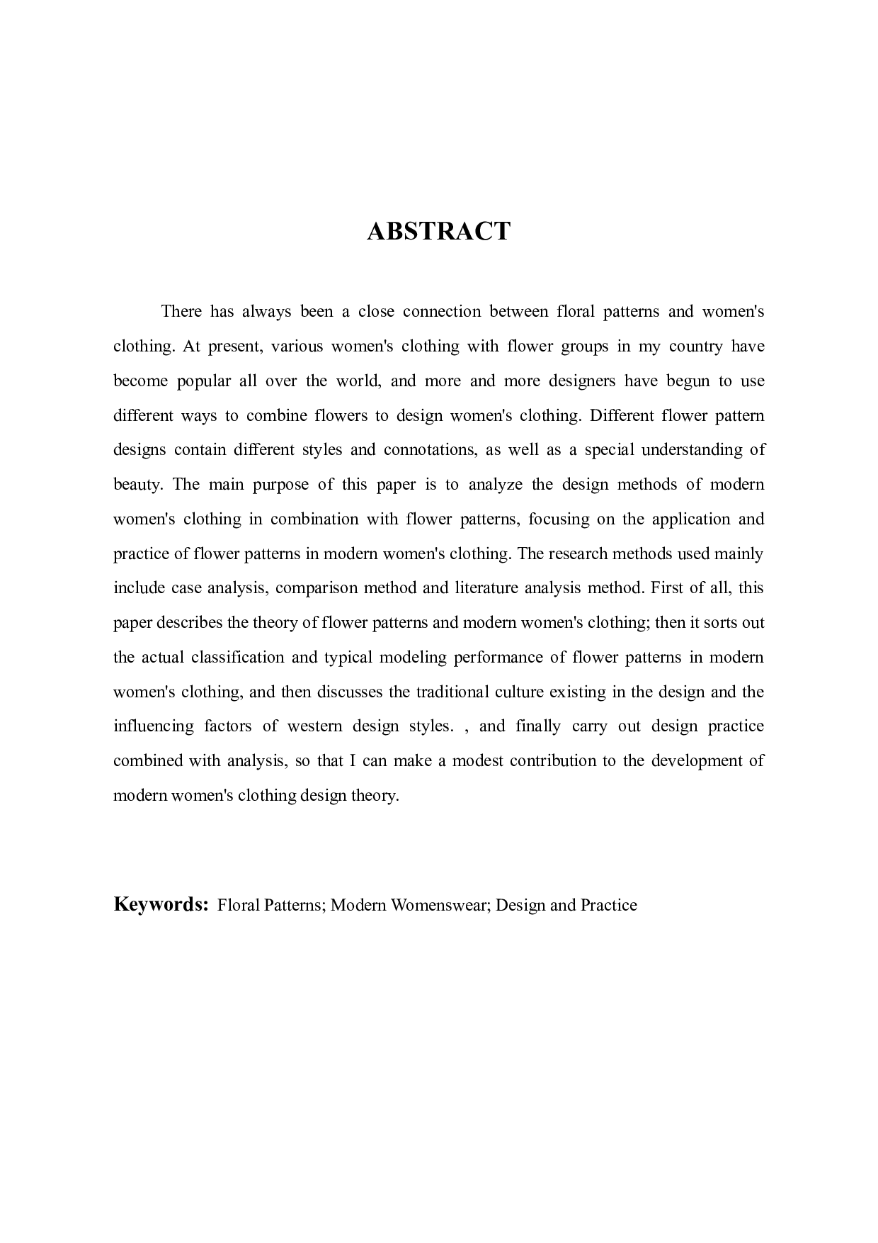 花卉图案在现代女装中的应用与实践-9006字.docx 第2页