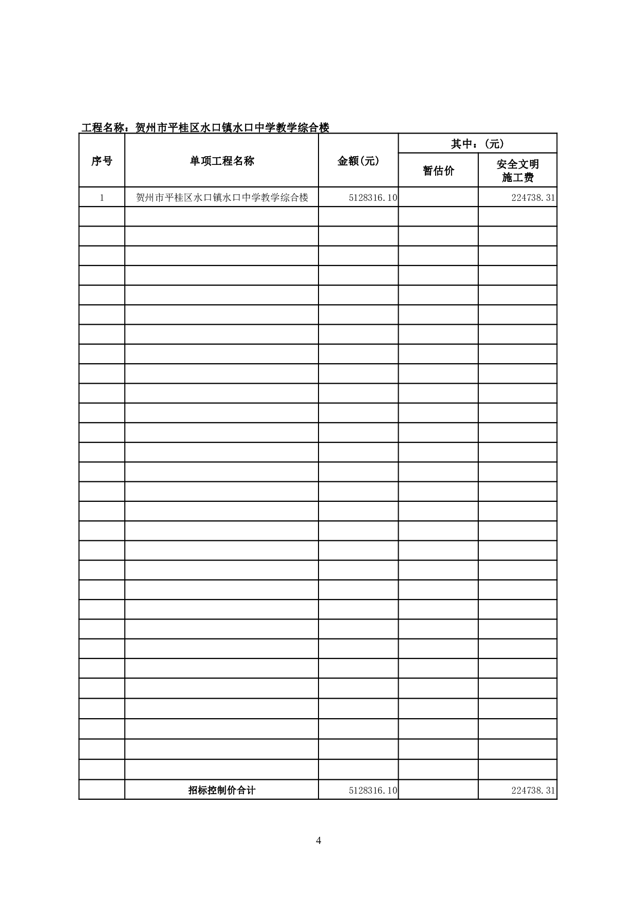 贺州市平桂区水口镇水口中学教学综合楼施工图预算-20798字.pdf 第8页
