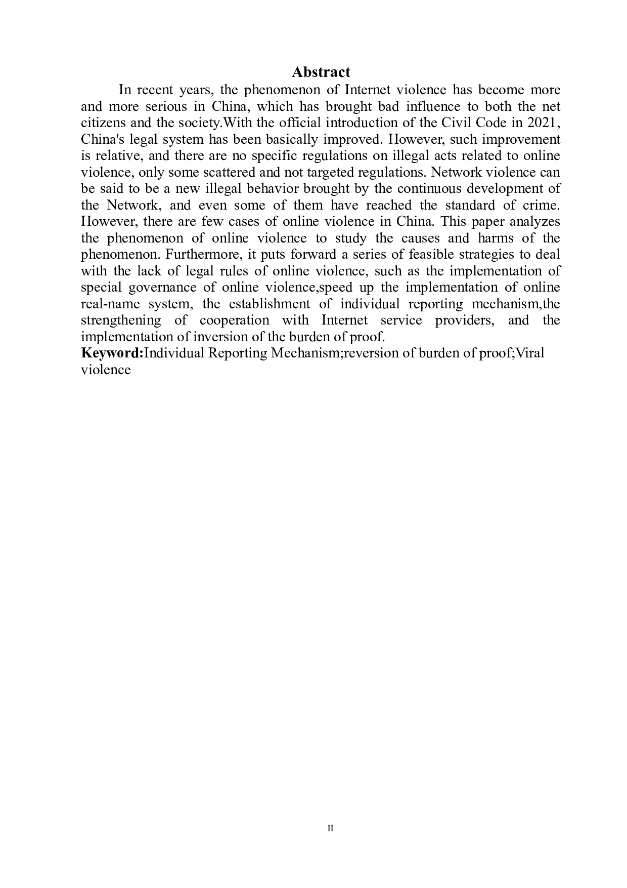 网络暴力的法律规制研究-9253字.doc 第4页