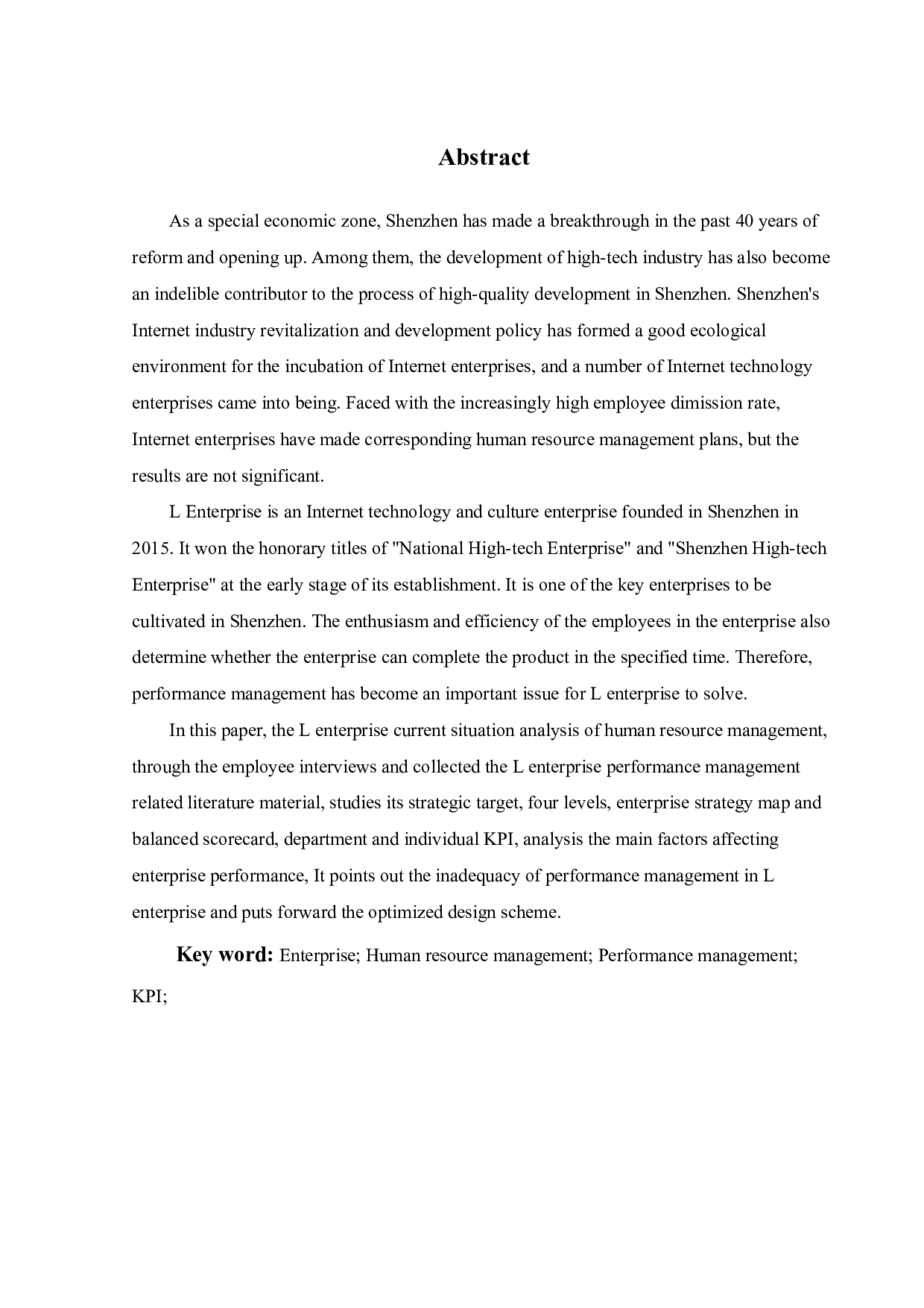 L科技文化企业员工绩效管理研究-19369字.pdf 第3页