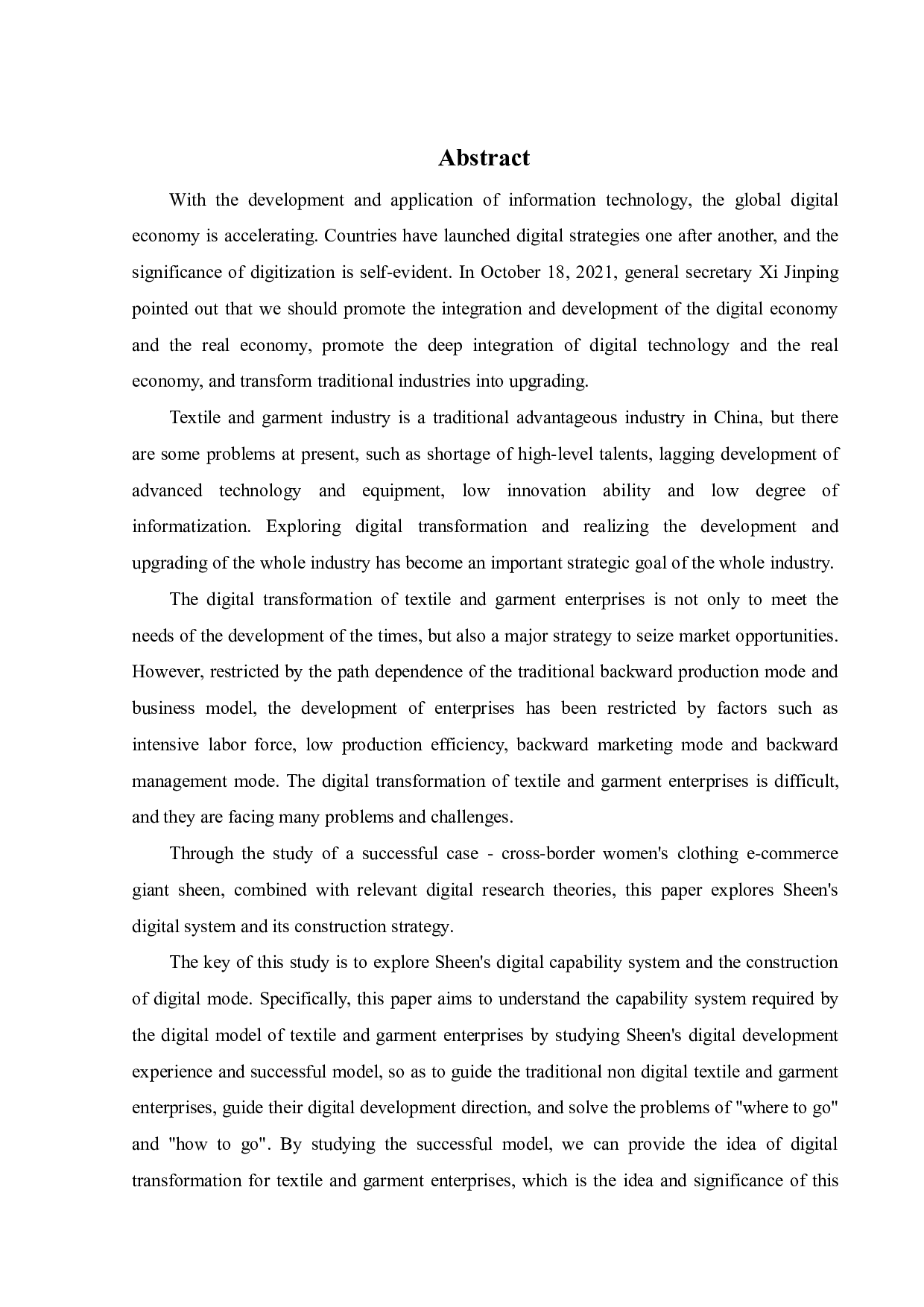 纺织服装企业数字化转型研究&mdash;&mdash;以SHEIN为例-19995字.pdf 第3页