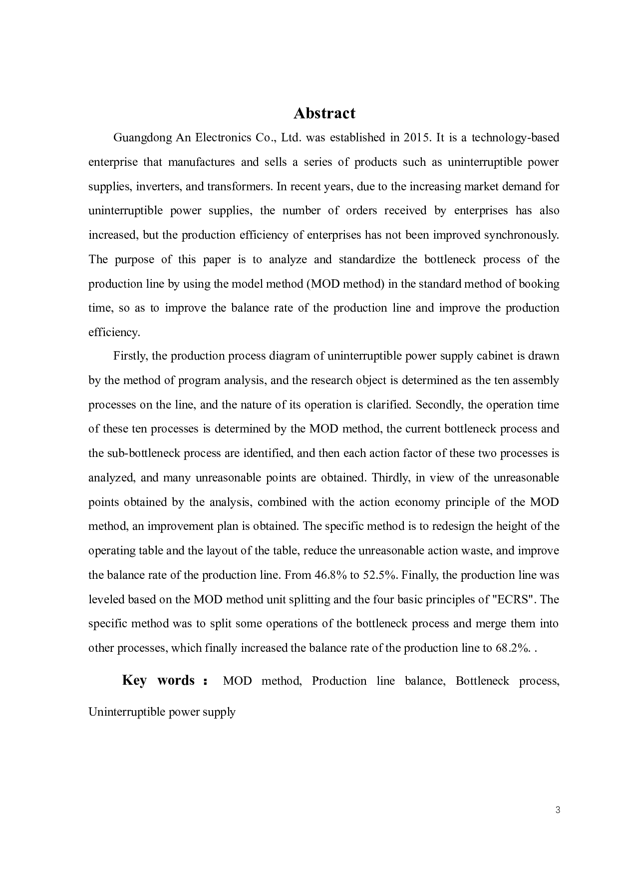 基于MOD法不间断电源生产线平衡研究-21186字.docx 第2页
