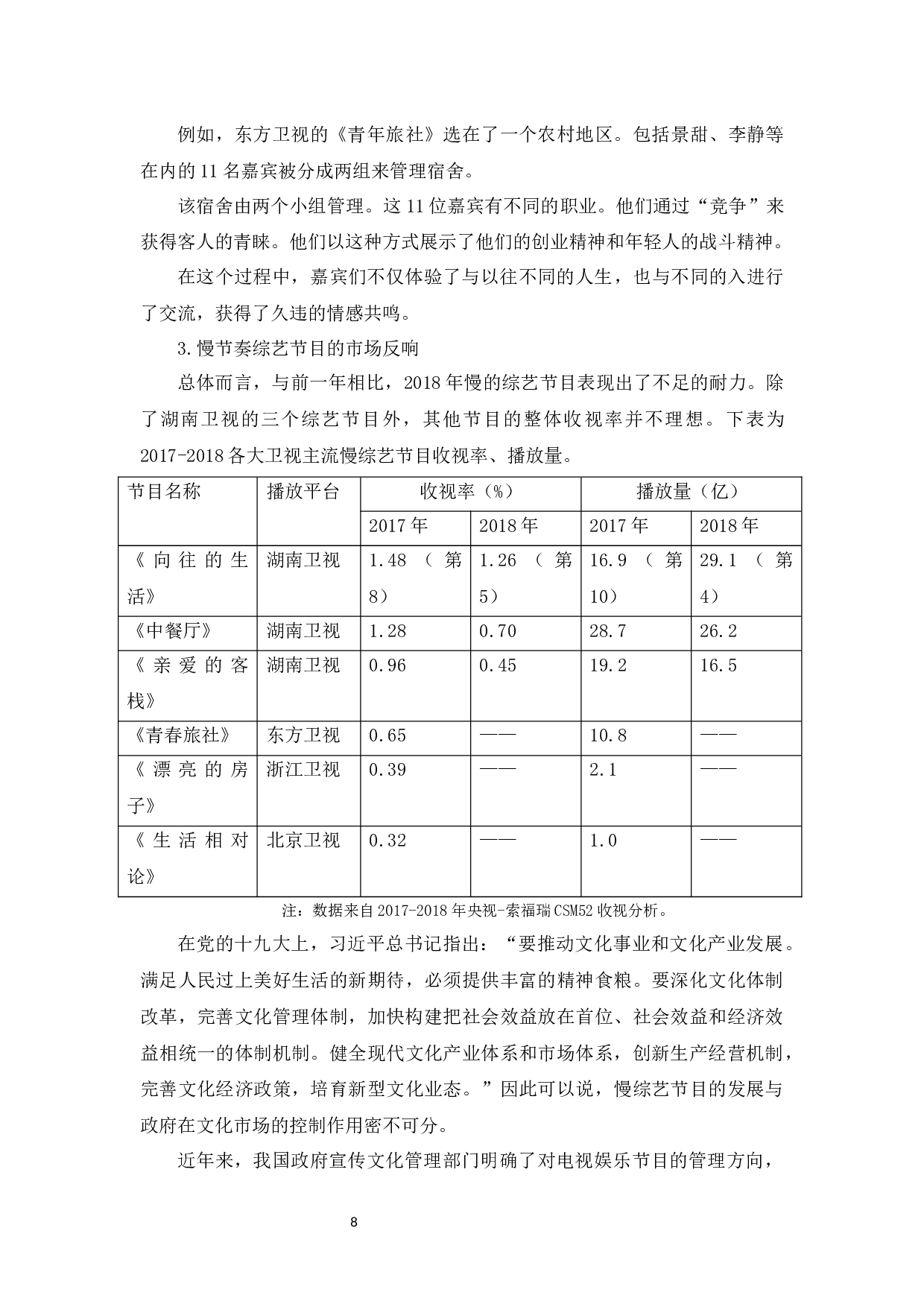 新媒体环境下慢综艺发展的优化研究&mdash;&mdash;以《向往的生活》为例-10397字.docx 第6页