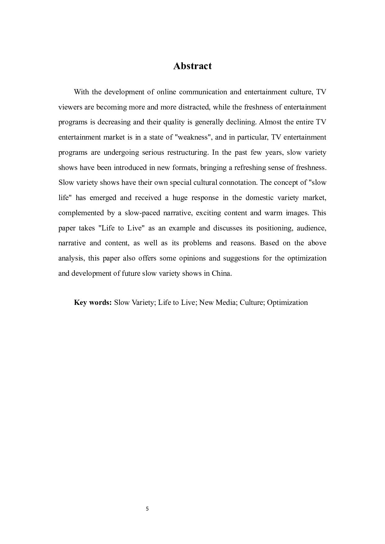 新媒体环境下慢综艺发展的优化研究&mdash;&mdash;以《向往的生活》为例-10397字.docx 第3页