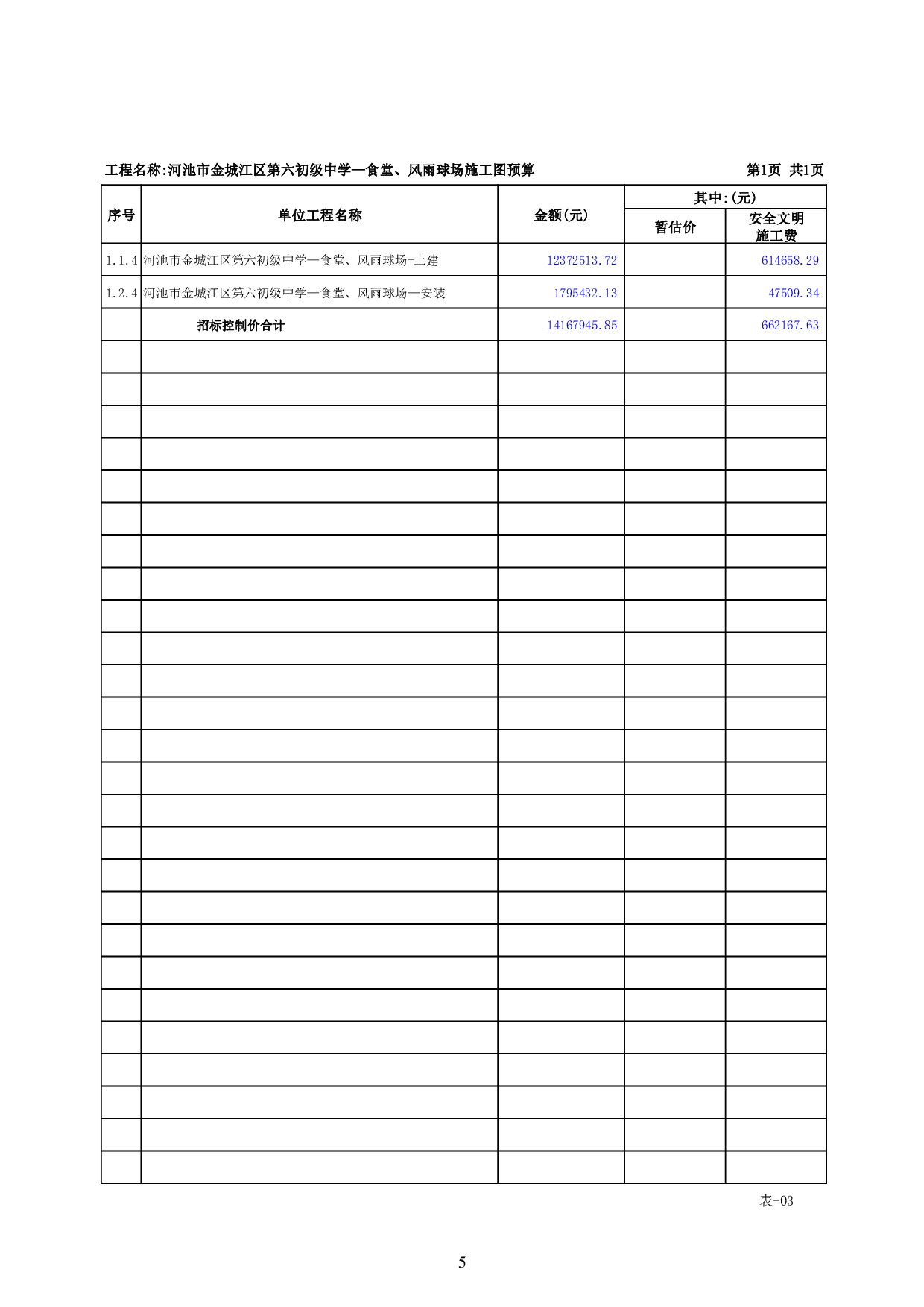 河池市金城江区第六初级中学-食堂、风雨球场施工图预算-79221字.pdf 第8页