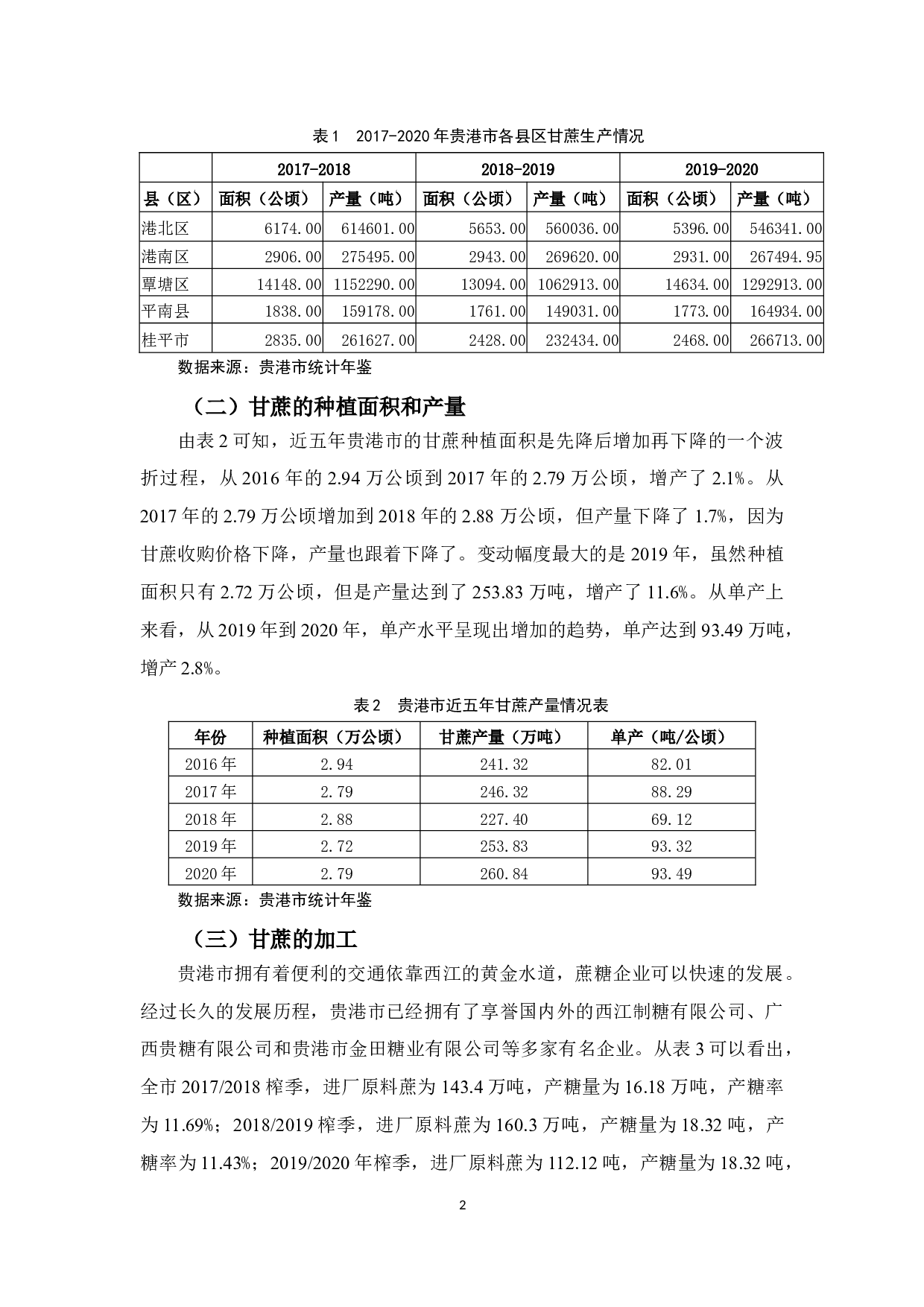 贵港市甘蔗产业发展对策研究-7418字.docx 第7页