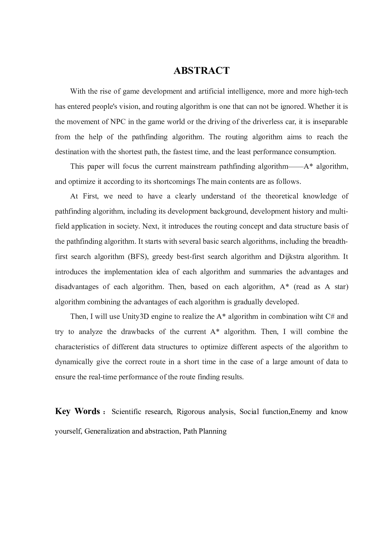 基于unity3D的A寻路算法-17245字.docx 第3页