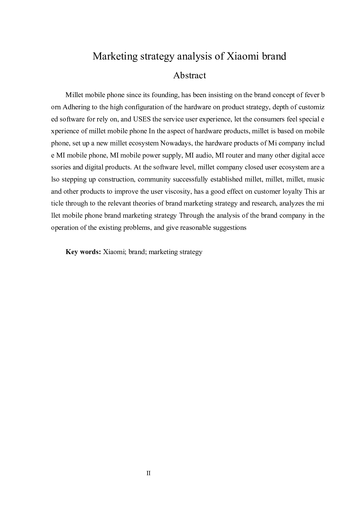 小米品牌营销策略分析-14188字.docx 第2页