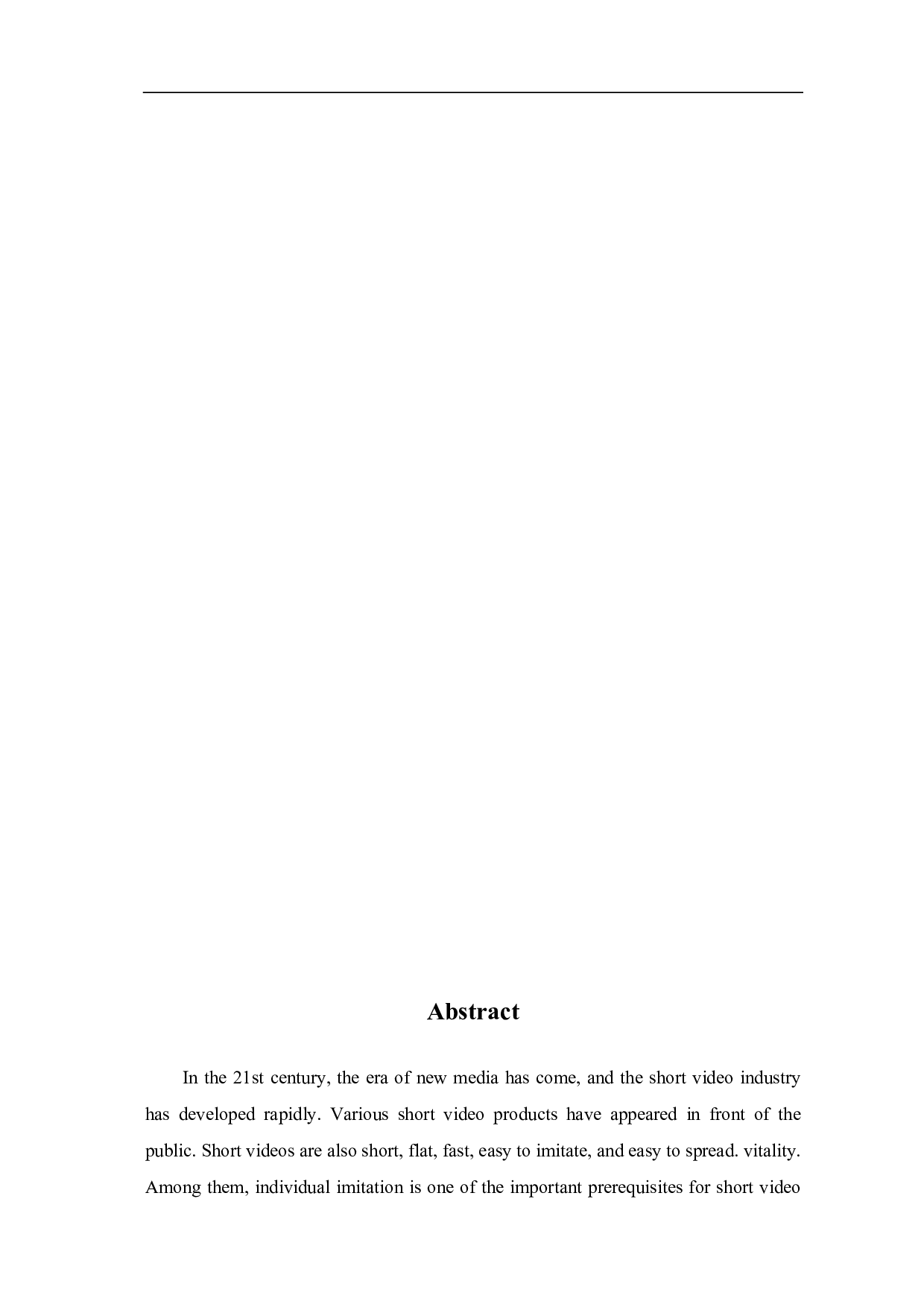 短视频网络迷因现象分析-8373字.pdf 第1页