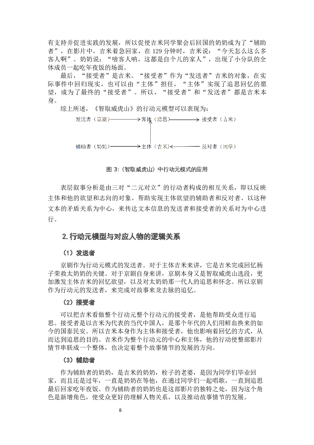 电影《智取威虎山》的多层主题研究&mdash;&mdash;以格雷马斯符号学理论为基础-10781字.docx 第10页