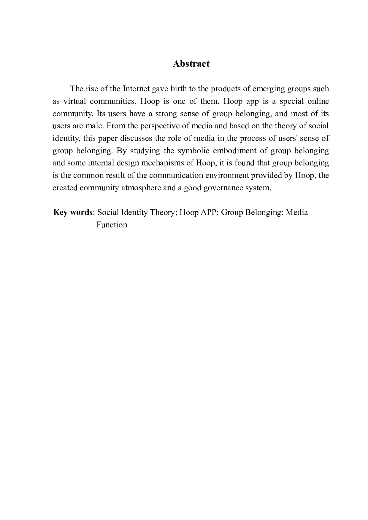 社会认同理论视角下媒介塑造群体归属感的机制研究&mdash;&mdash;以虎扑app为例-14979字.docx 第2页