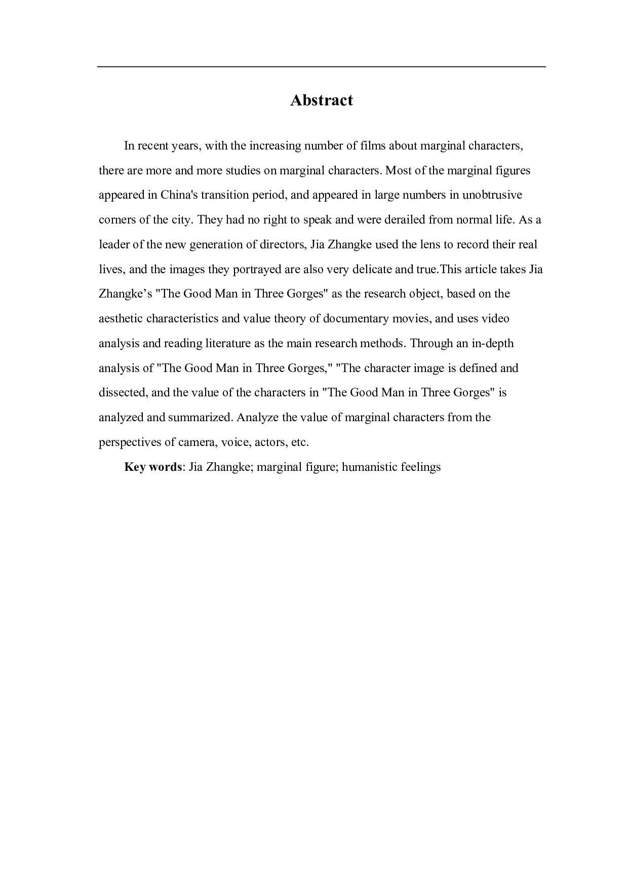 浅析《三峡好人》中的边缘人物形象-6301字.pdf 第1页