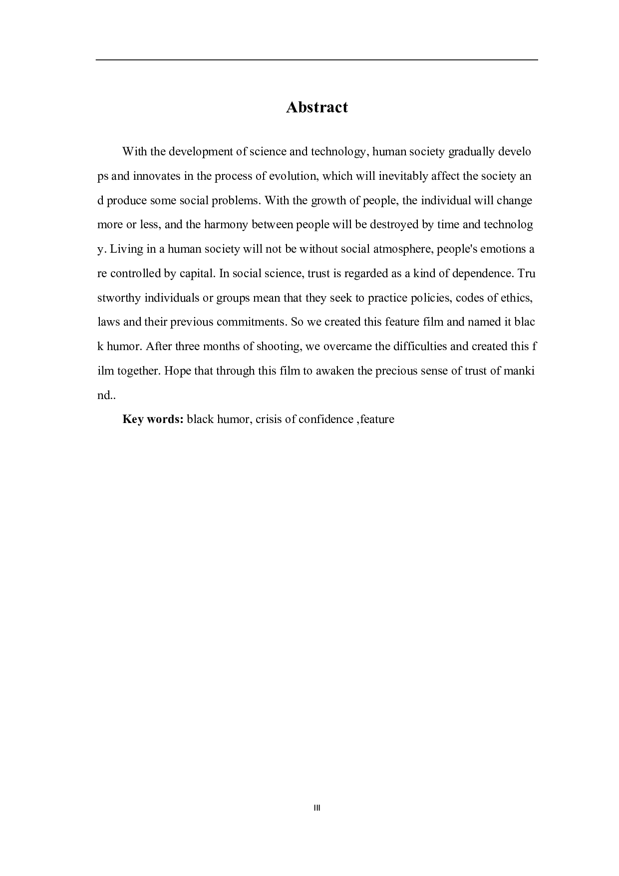 毕业设计《黑色幽默》-4732字.pdf 第1页