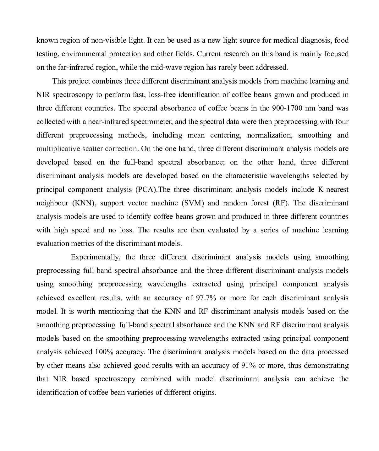 基于近红外光谱技术的咖啡产地快速检测-14938字.docx 第4页