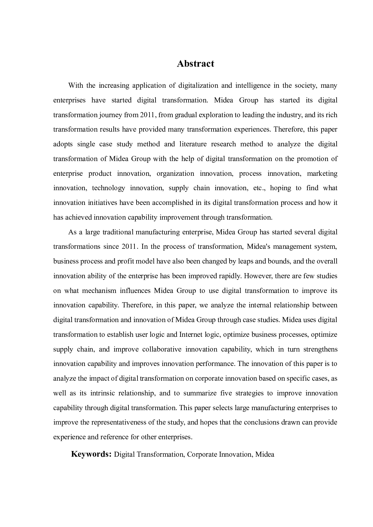 数字化转型驱动美的集团创新发展的案例研究-23793字.pdf 第2页