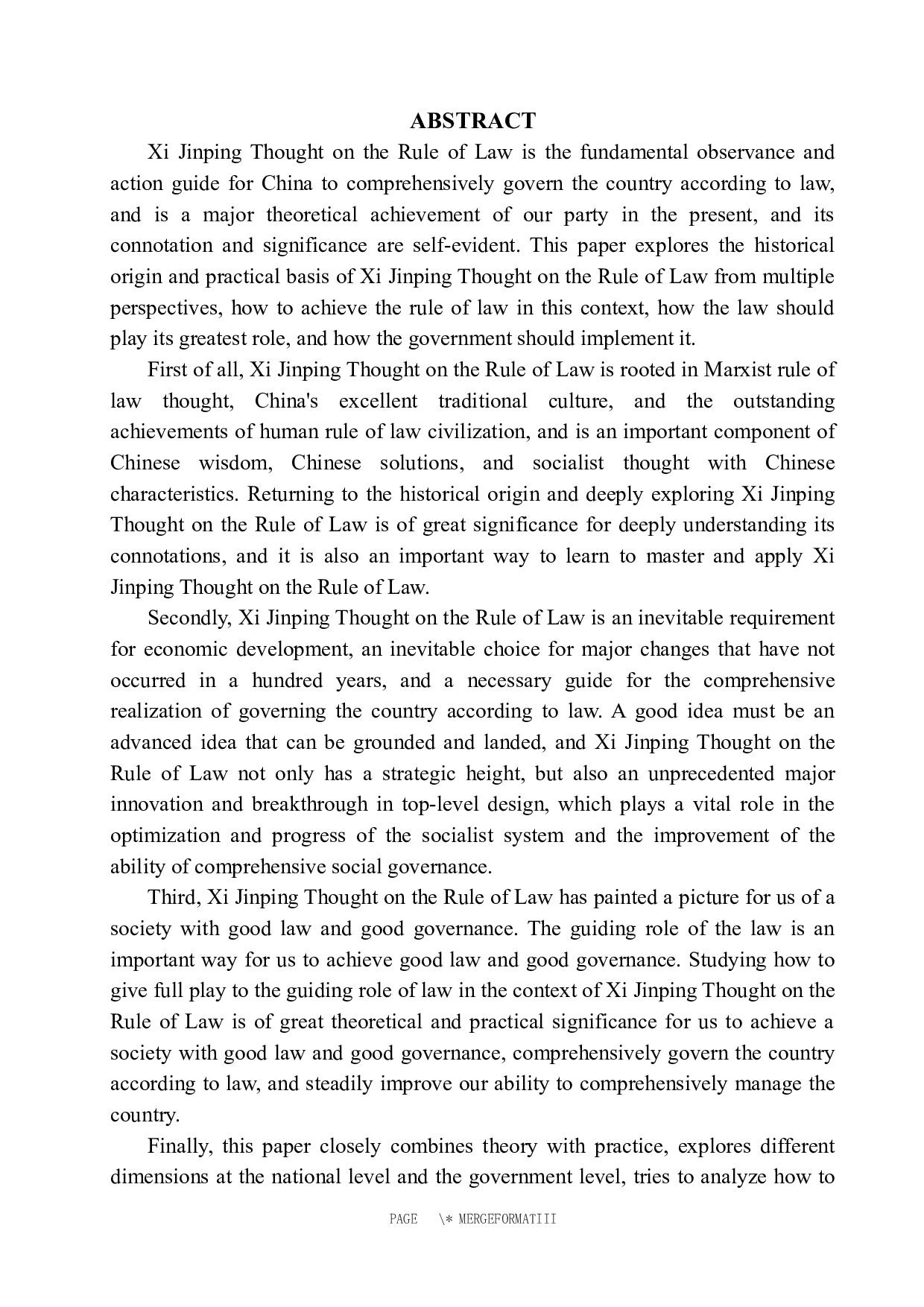 习近平法治思想背景下法律的引导作用研究-8851字.docx 第3页