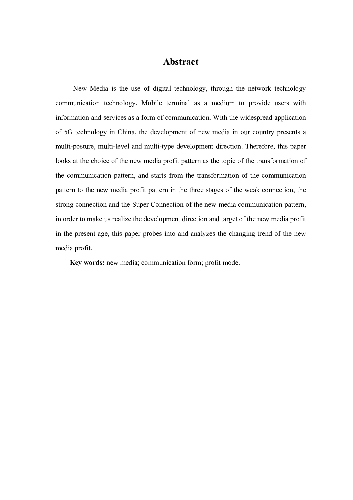 从传播形态变革看新媒体盈利模式的选择-8604字.pdf 第1页