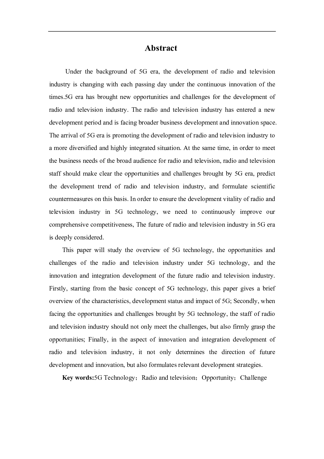5G技术下电视发展面临的机遇与挑战-11763字.pdf 第1页