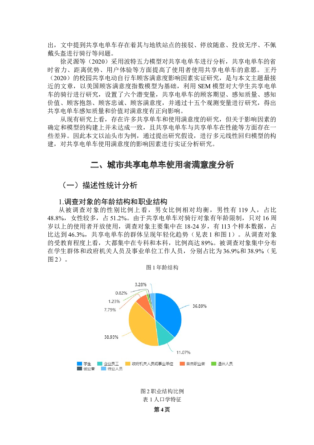 城市共享电单车使用者满意度的影响因素研究&mdash;&mdash;以广东省汕头市居民使用情况为例-18322字.doc 第8页