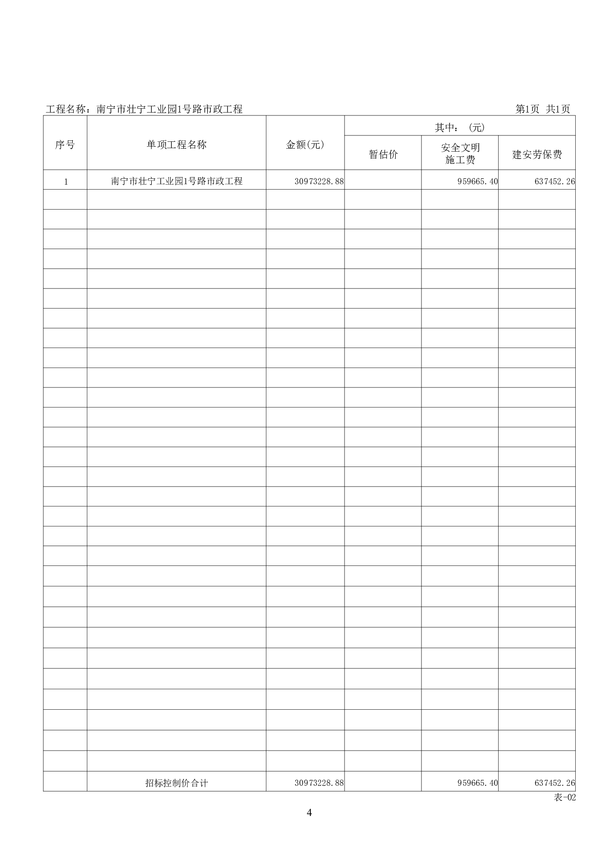 南宁市壮宁工业园1号路市政工程施工图预算-25132字.pdf 第7页