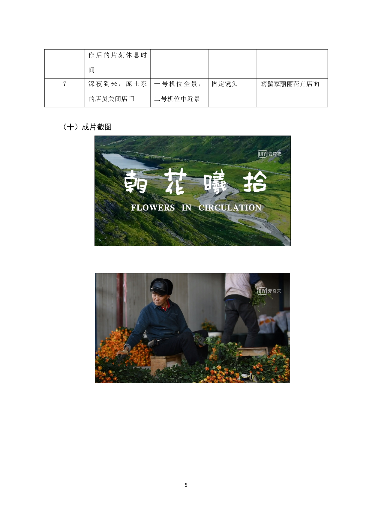 纪录片&mdash;&mdash;《朝花曦拾》Flowersincirculation-5870字.docx 第6页