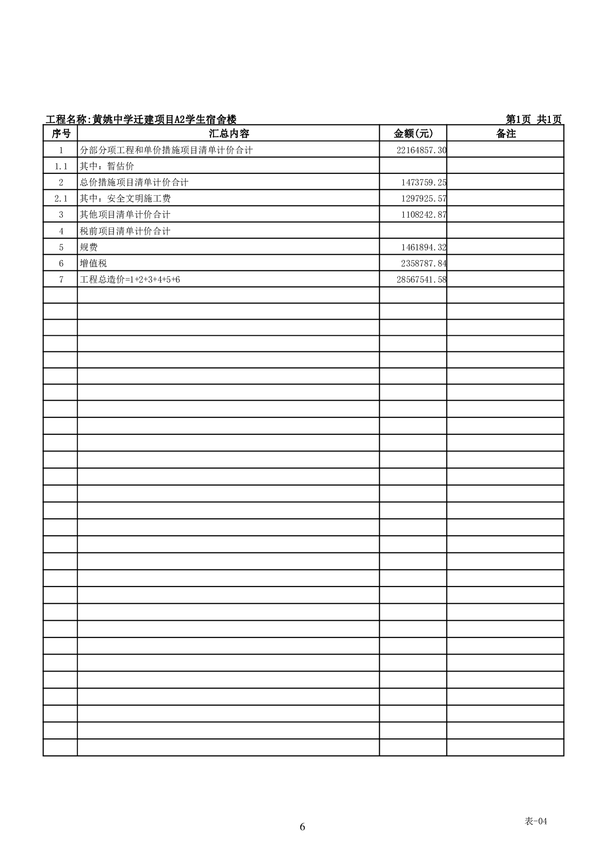 黄姚迁建项目A2学生宿舍楼工程招标控制价-35799字.pdf 第10页