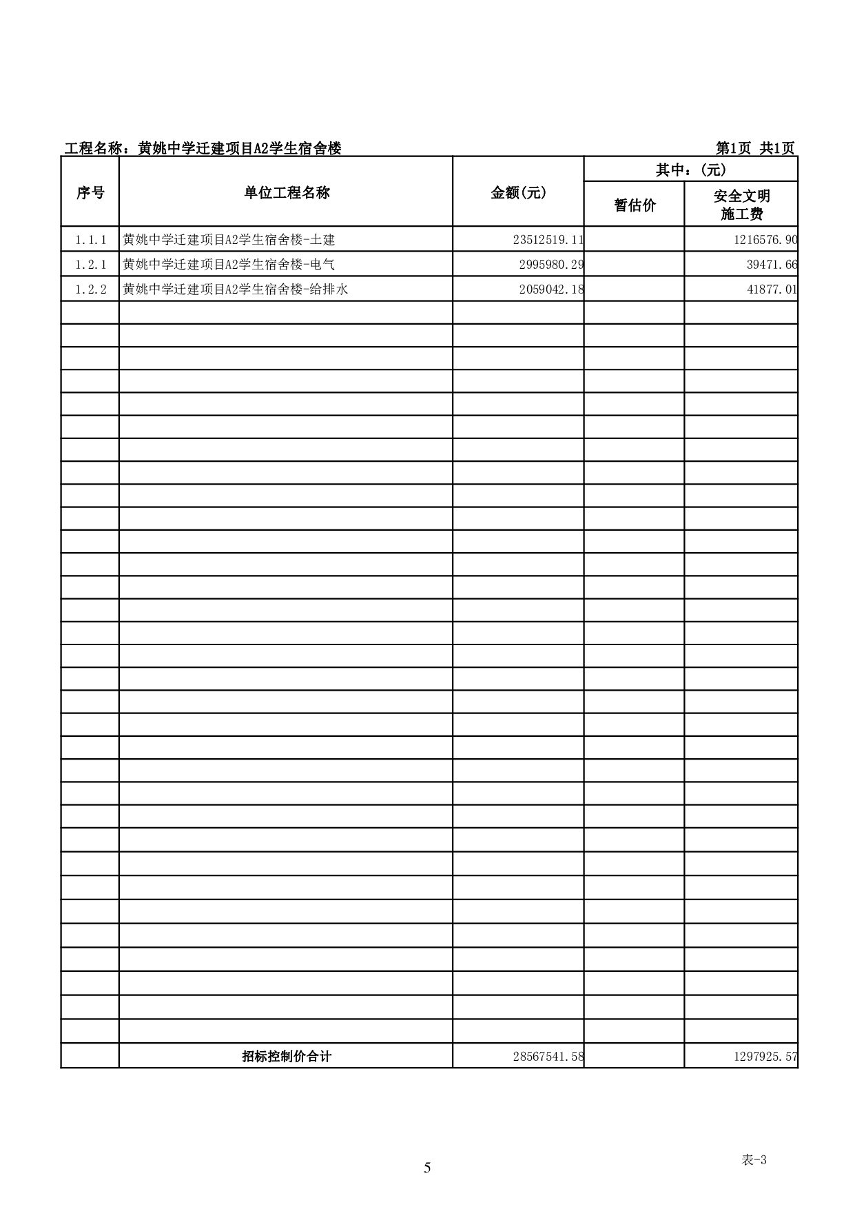 黄姚迁建项目A2学生宿舍楼工程招标控制价-35799字.pdf 第9页