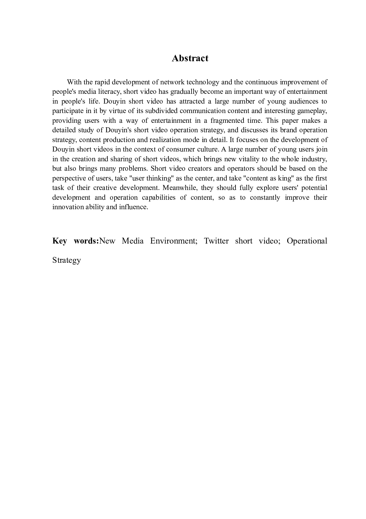 新媒体时代下抖音短视频运营策略研究-10931字.docx 第2页