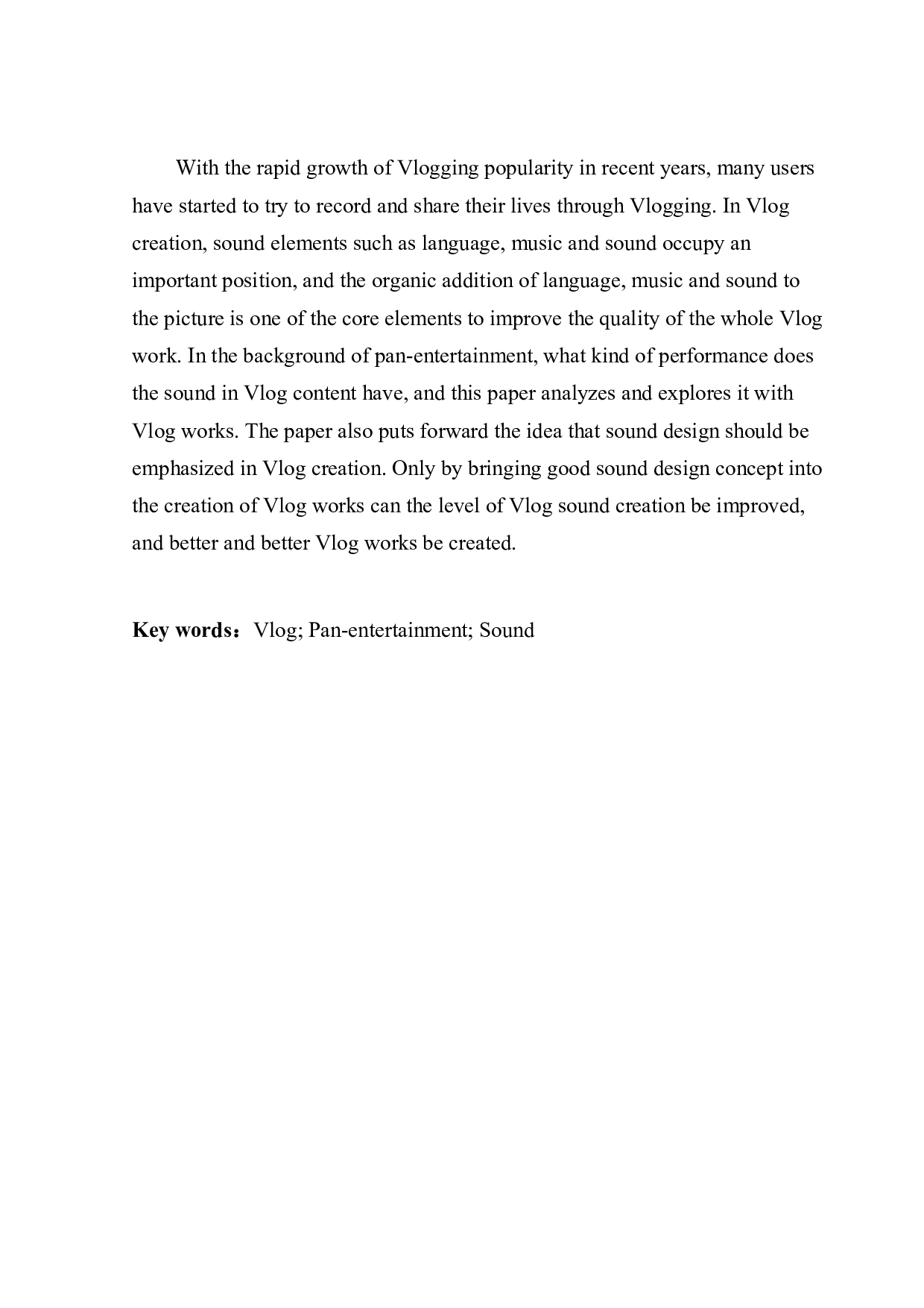 泛娱乐化背景下视频博客的声音表现初探-9877字.docx 第2页