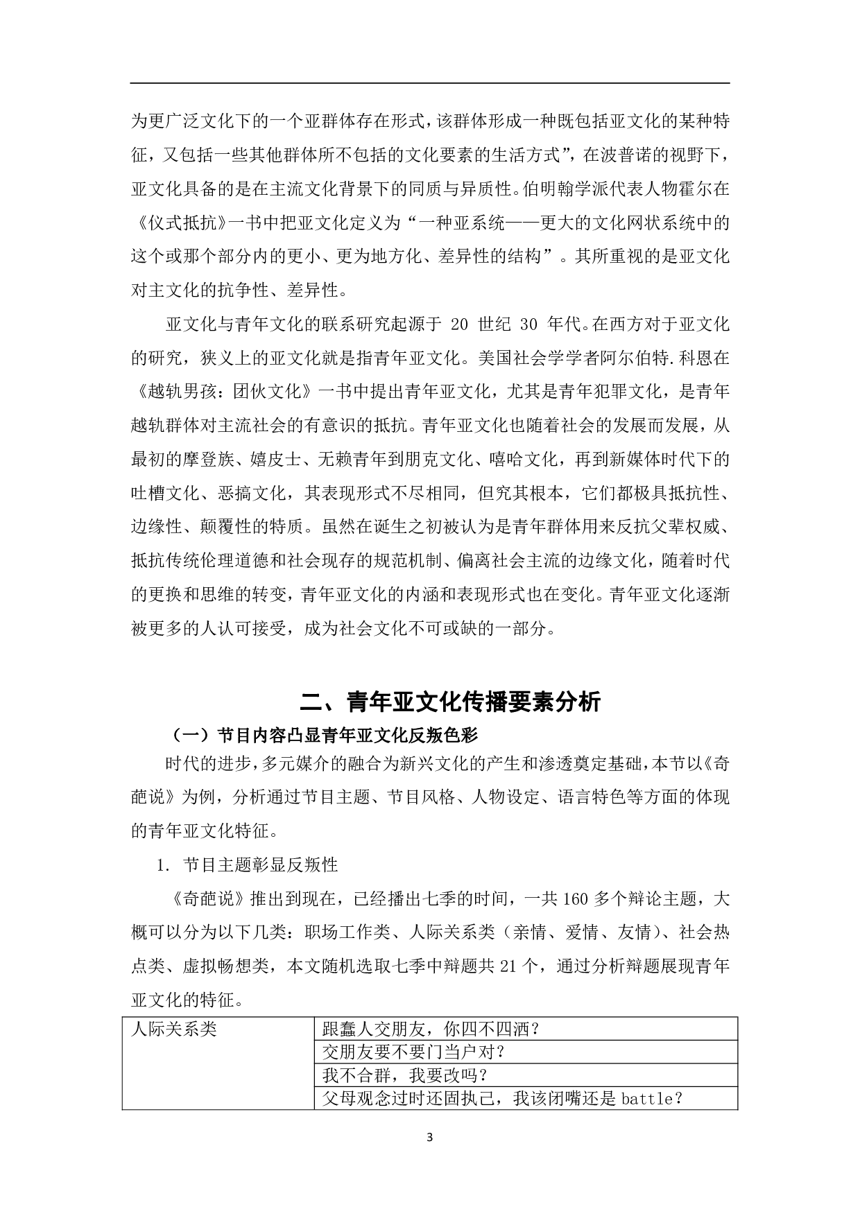 脱口秀网络综艺中青年亚文化传播研究-10772字.pdf 第6页