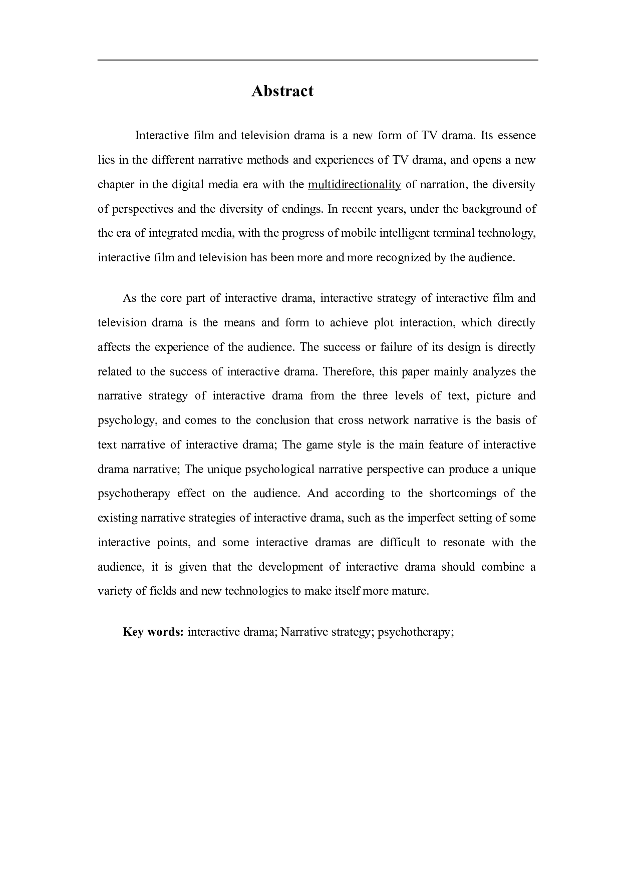 浅析互动剧的叙事策略-12342字.pdf 第3页