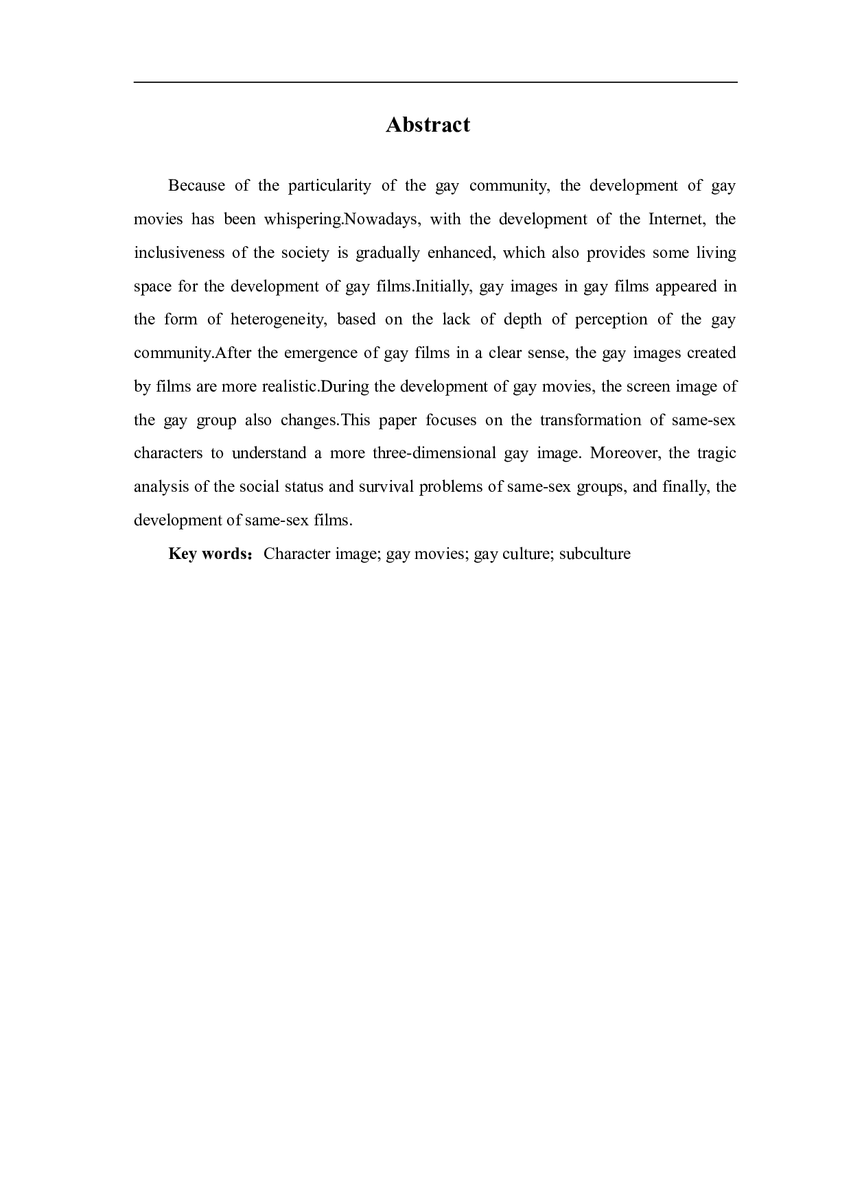 同性恋题材电影中人物形象研究-10245字.pdf 第3页