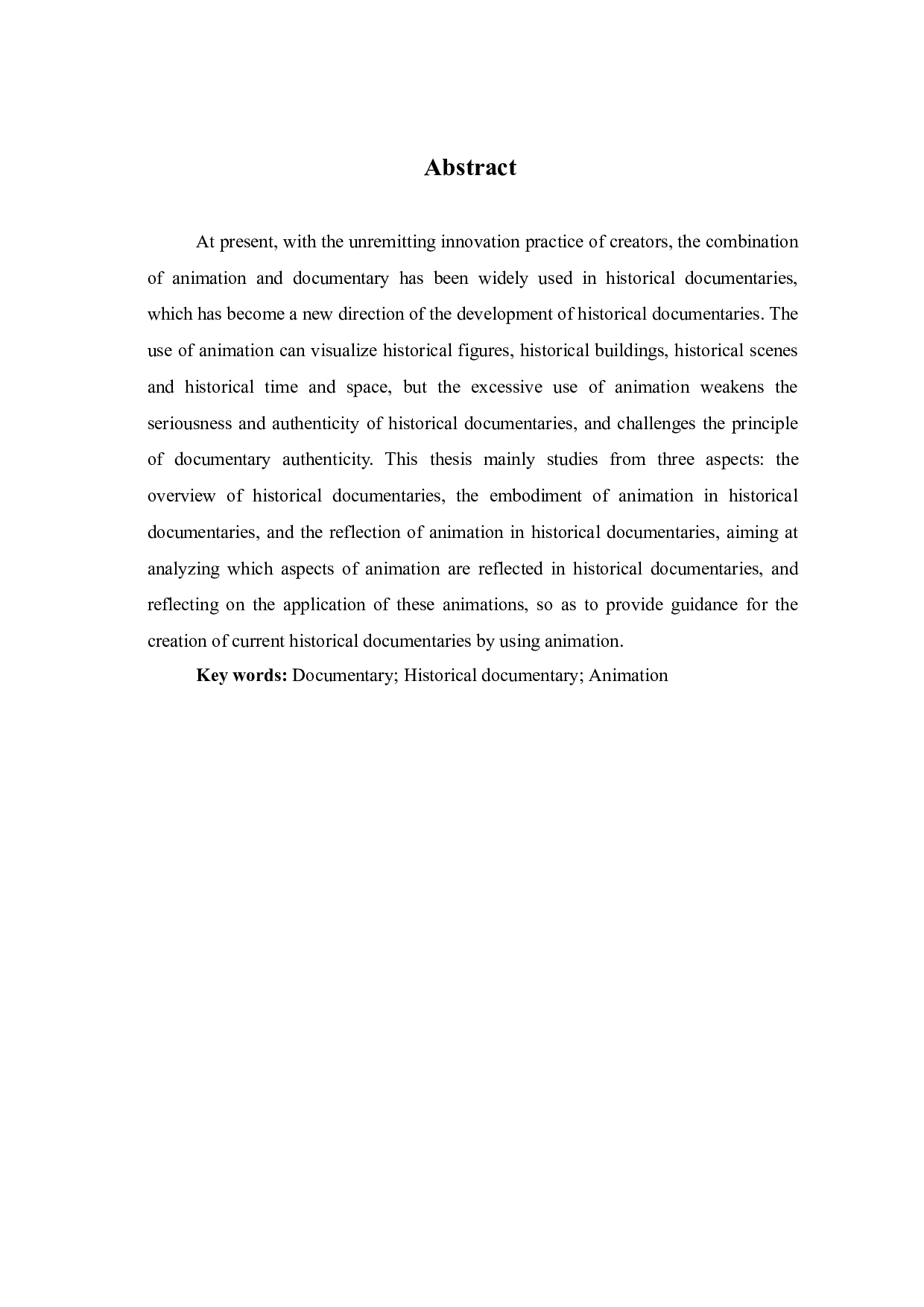 历史题材纪录片中动画的运用-11470字.doc 第3页