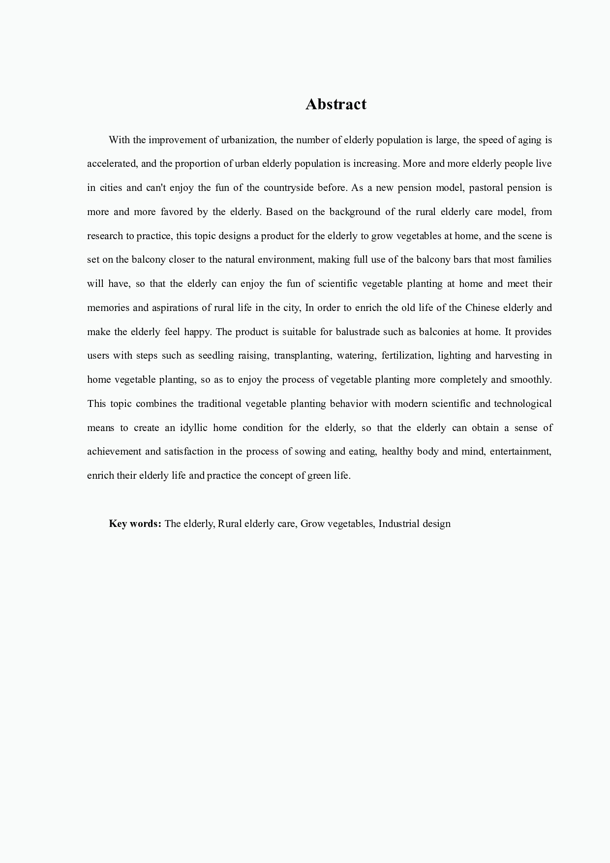 基于田园养老模式的老年人菜园设计-10862字.pdf 第2页