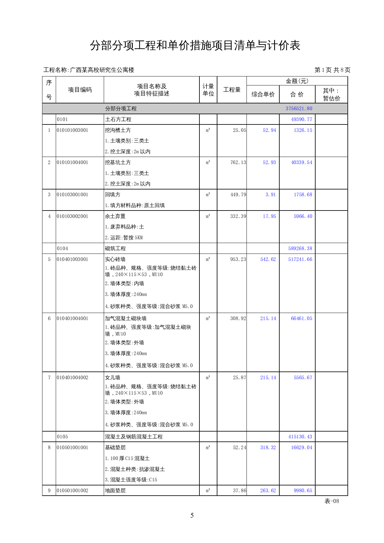 广西某高层建筑工程施工组织设计-17293字.docx 第9页