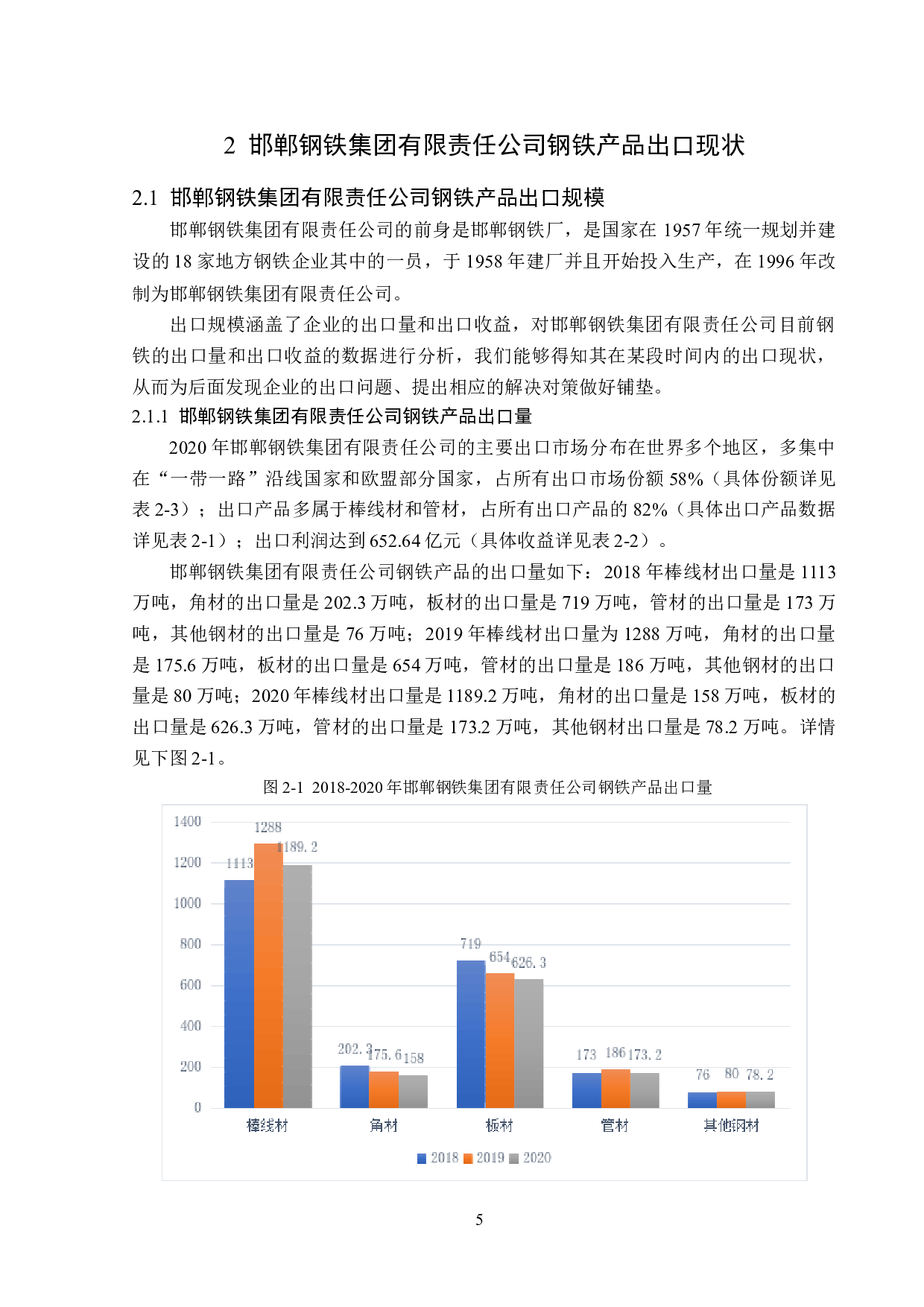 邯郸钢铁集团有限责任公司出口问题及对策分析-12396字.doc 第9页