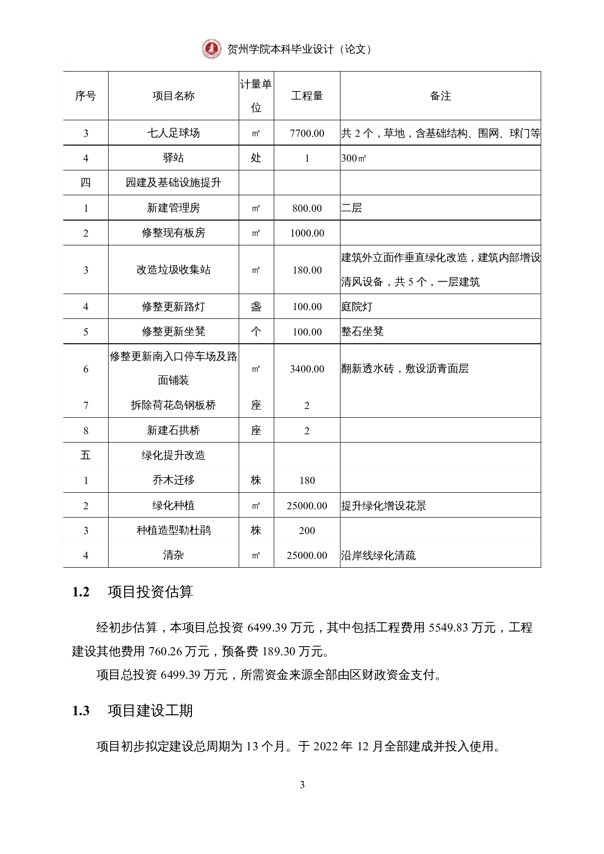 亚艺公园慢跑道、滨水步道及配套设施改造项目可行性研究报告-55835字.docx 第10页