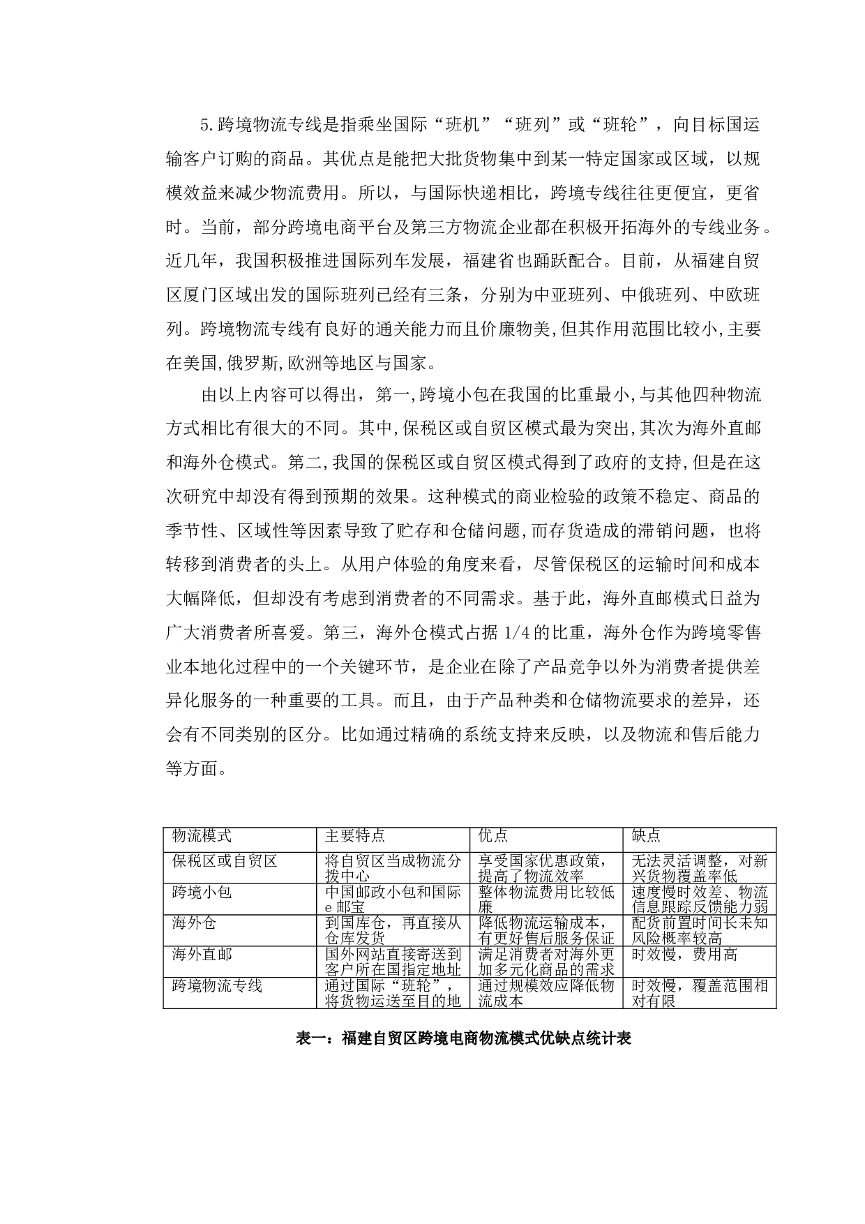 福建自贸区跨境电商物流模式选择研究-9746字.doc 第10页