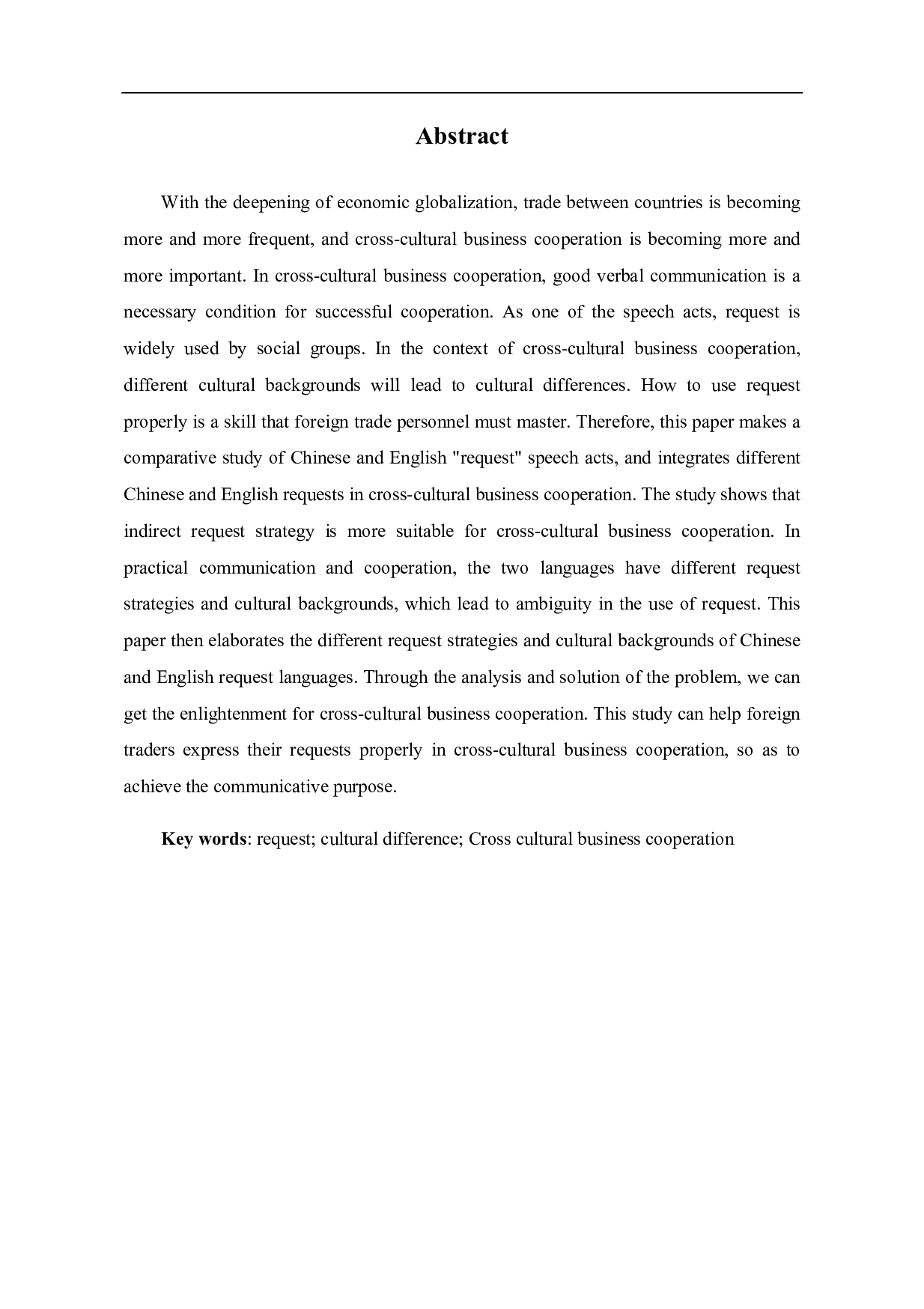 汉英请求语在跨文化商务合作中的应用-14954字.pdf 第2页