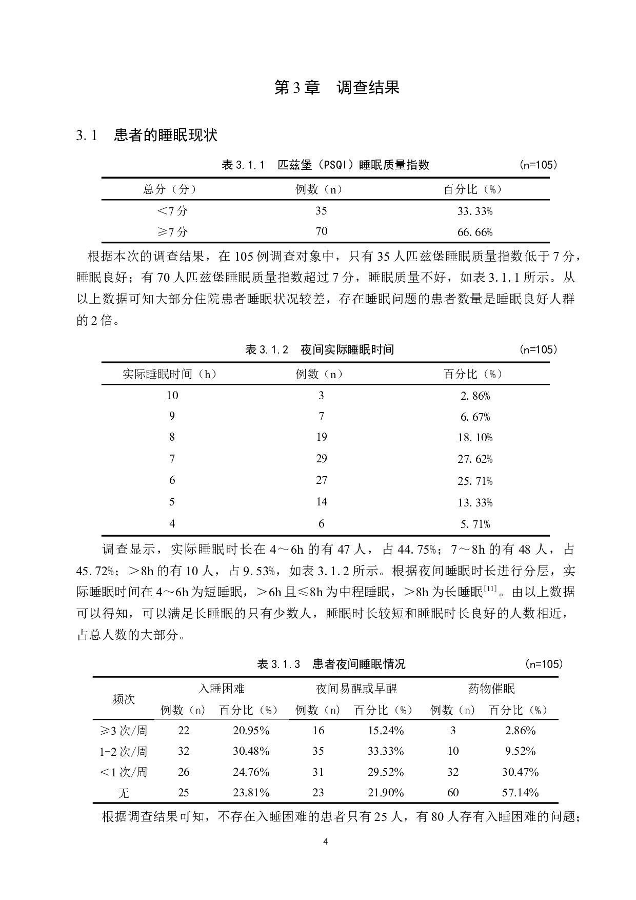 呼吸科病人睡眠质量与影响因素调查及护理对策-8820字.doc 第7页