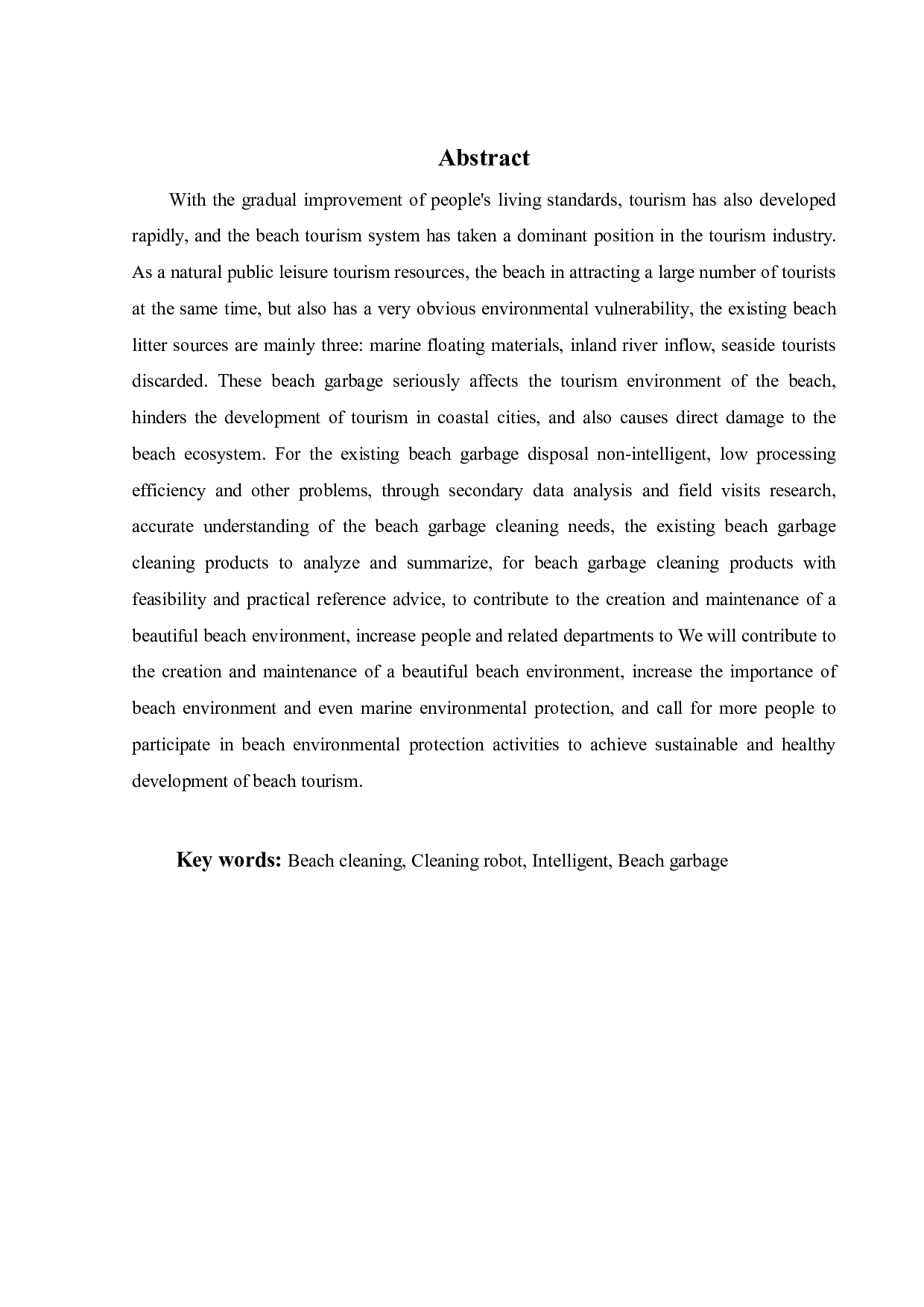 沙滩清洁机器人的创新设计-10538字.pdf 第2页